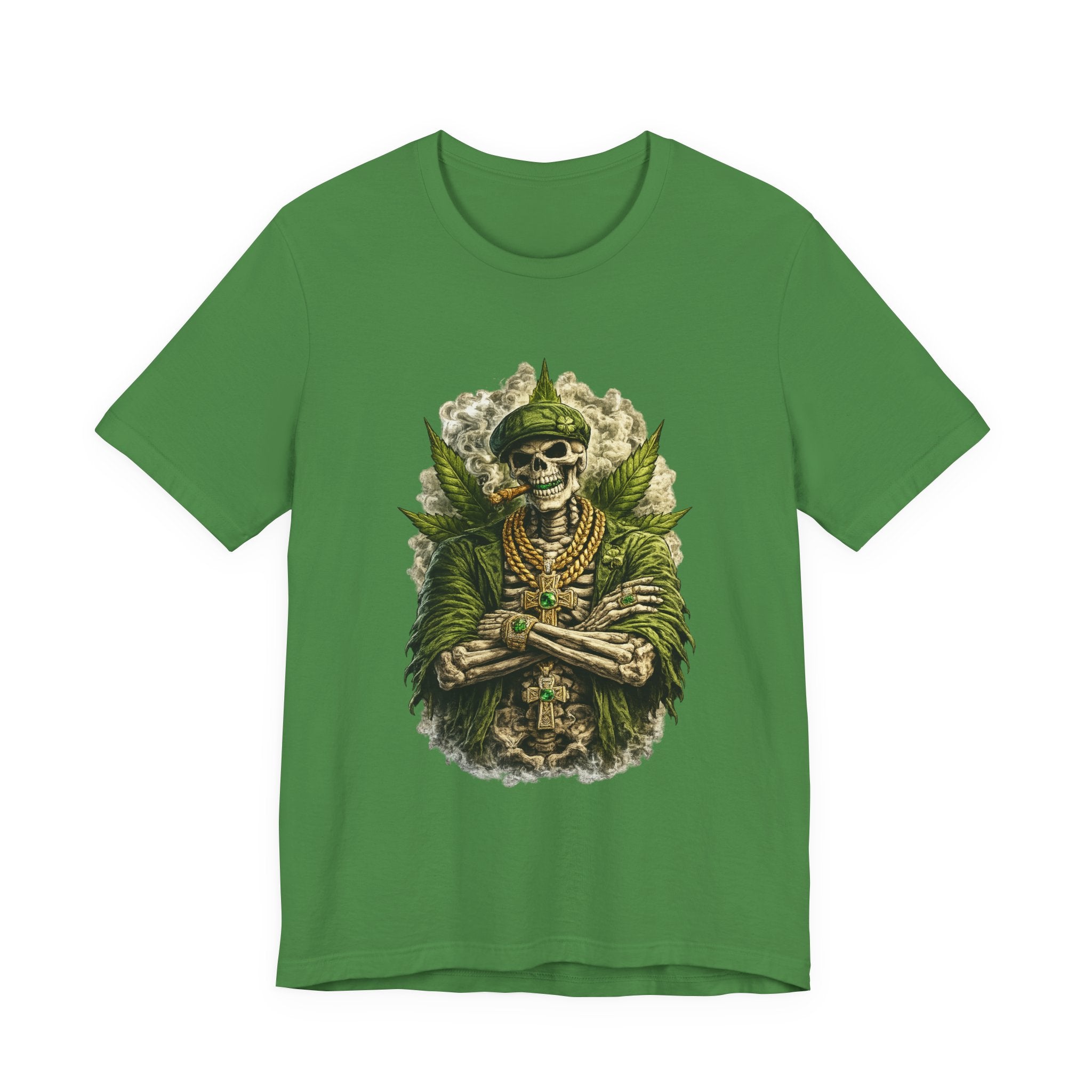 Skeleton King Graphic Tee – Regal Skull Streetwear Tee
