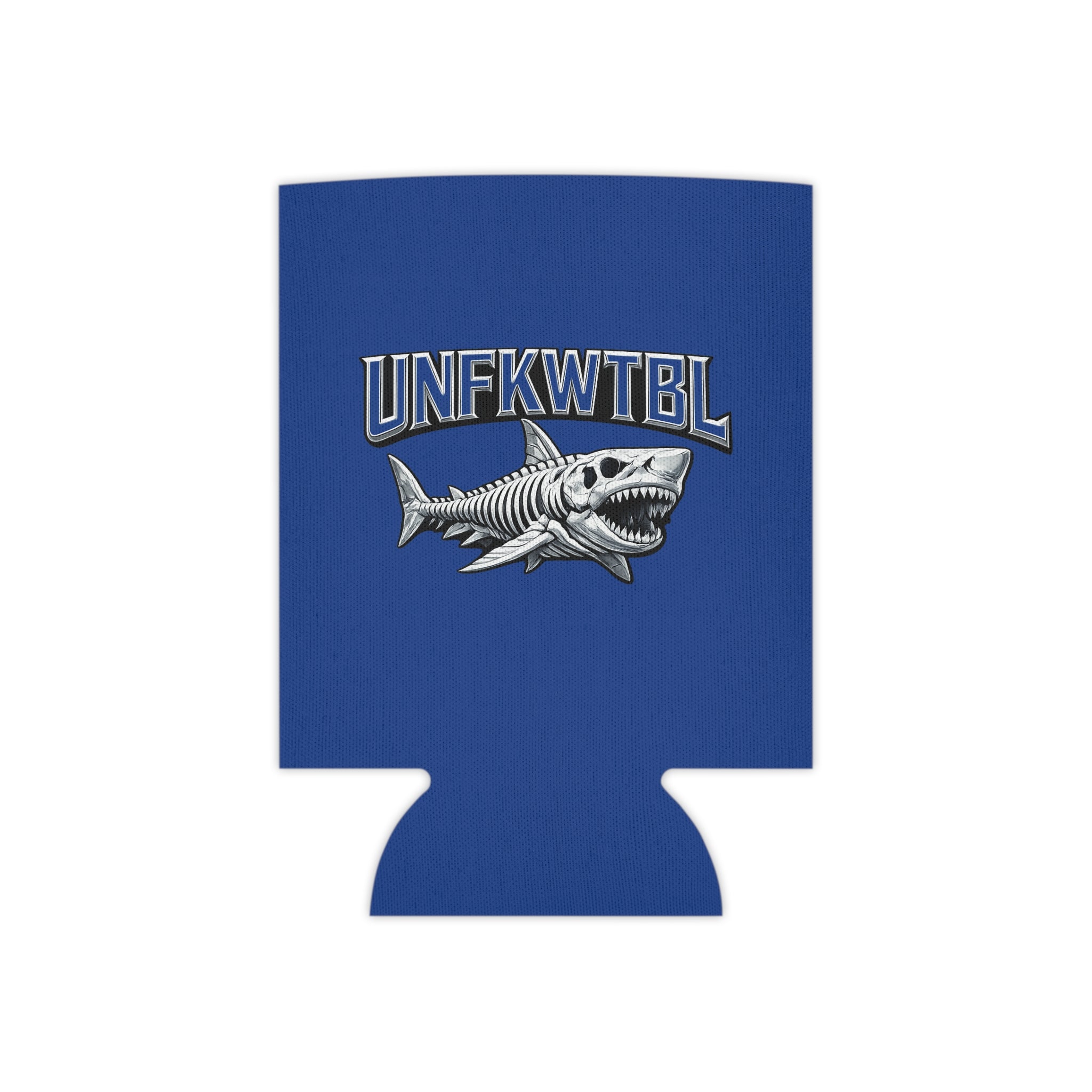 UNFKWTBL Shark Skeleton Can Cooler — Insulated Beer Koozie for Beach & Boating