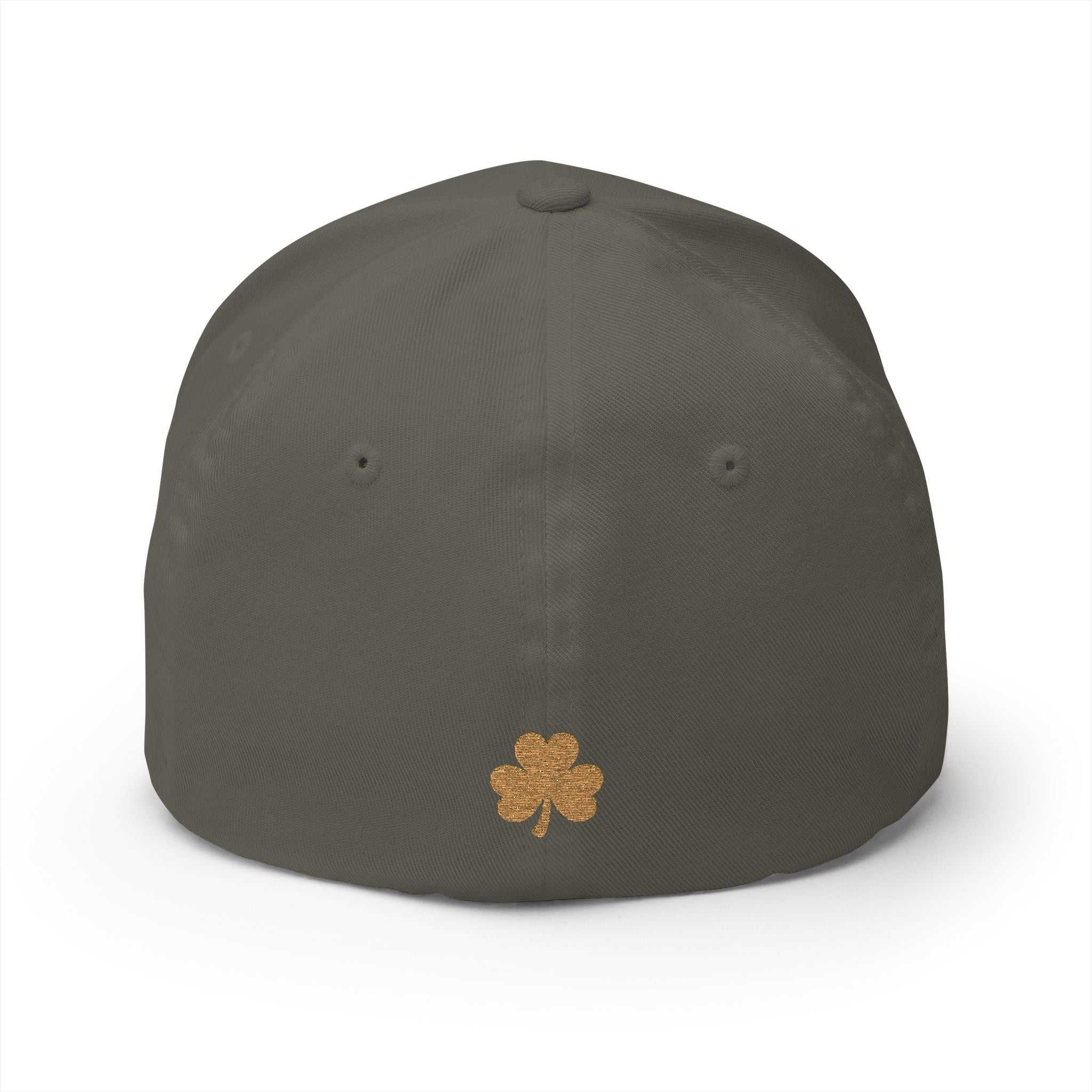 UNFKWTBL Embroidered Cap — Gold Shamrock Lucky Baseball Hat