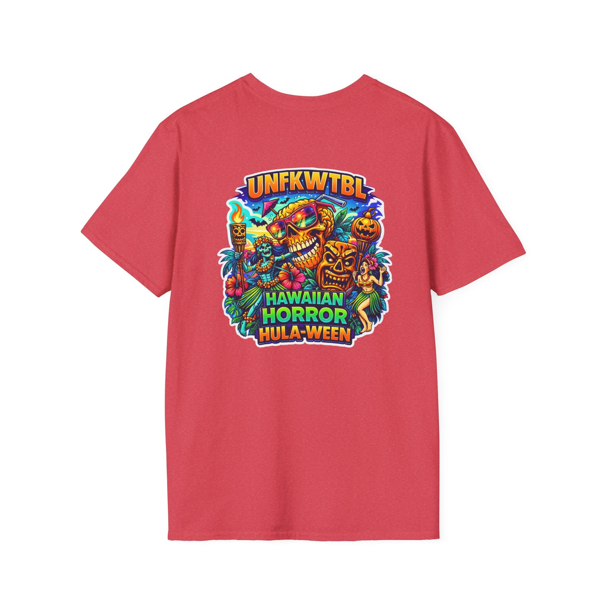 Hawaiian Horror Hula-ween T-Shirt — Tropical Tiki Halloween Tee
