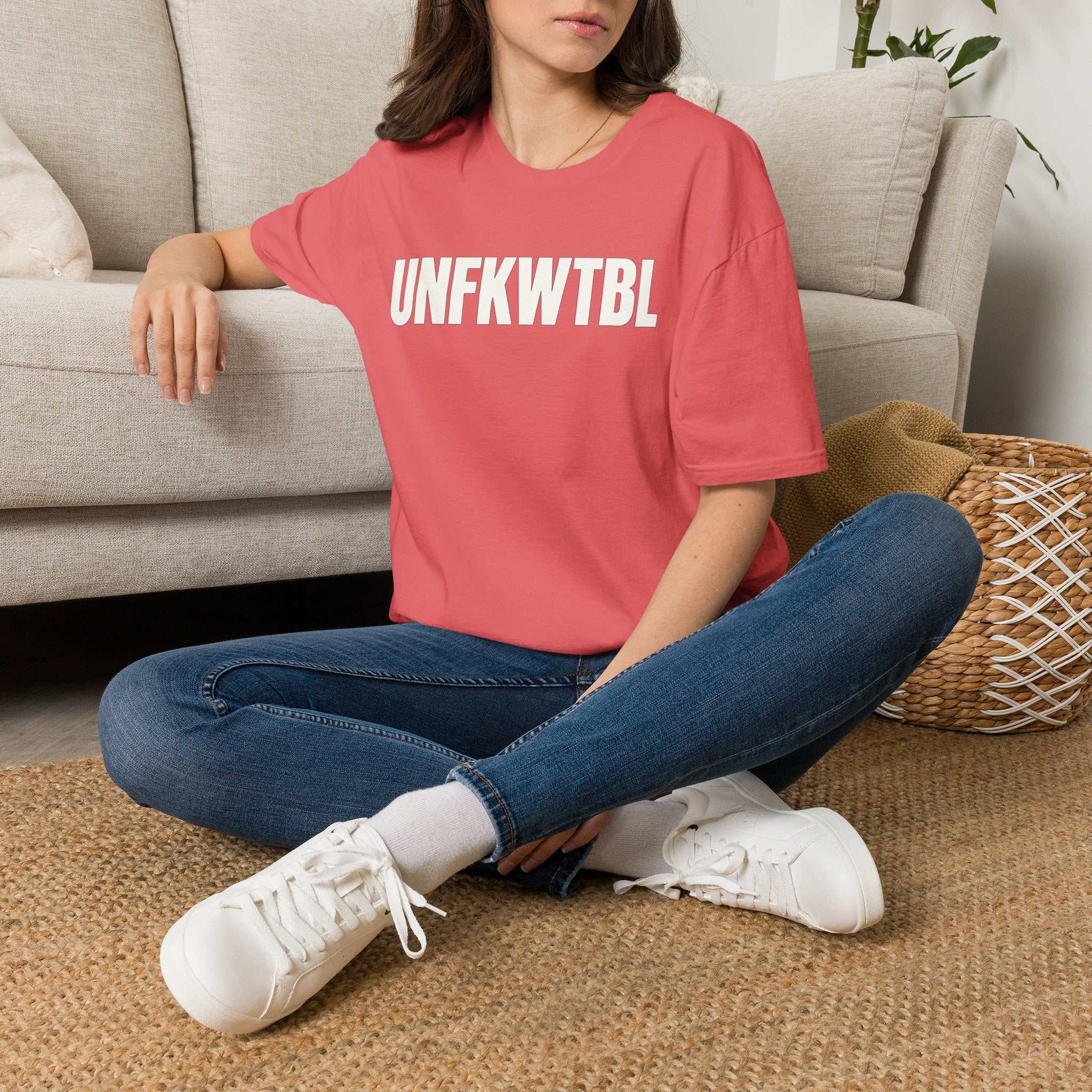 UNFKWTBL Graphic Tee — Bold Abbreviation Statement Shirt