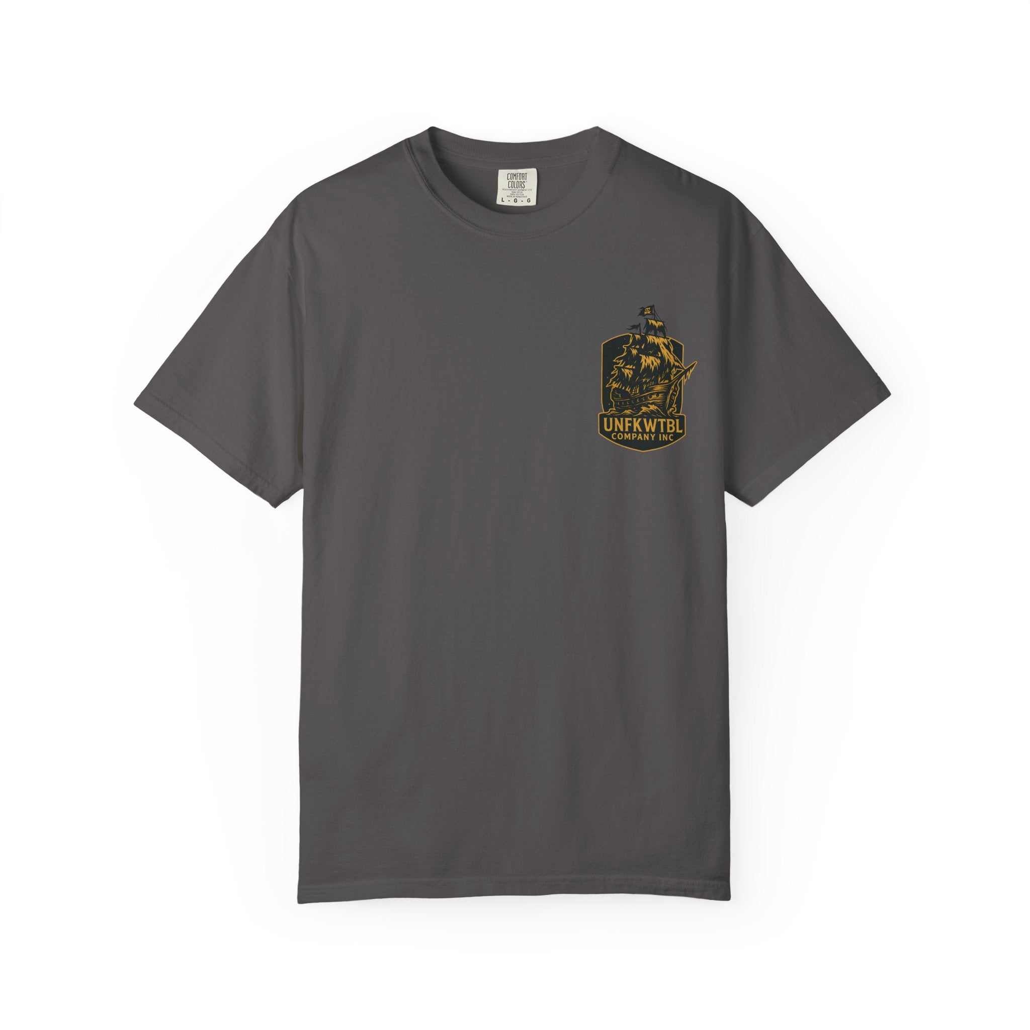 Control the Chaos unisex garment-dyed t-shirt in vibrant colors, sustainable fashion cotton tee for adventure lovers