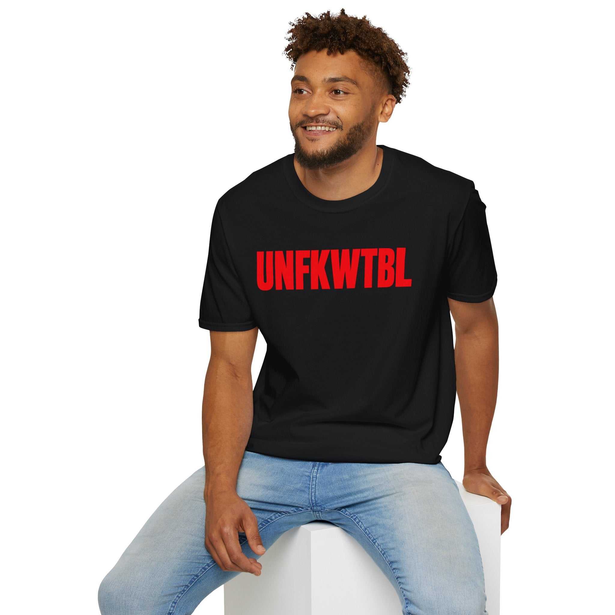 UNFKWTBL Graphic T-Shirt — Bold Red Statement Tee