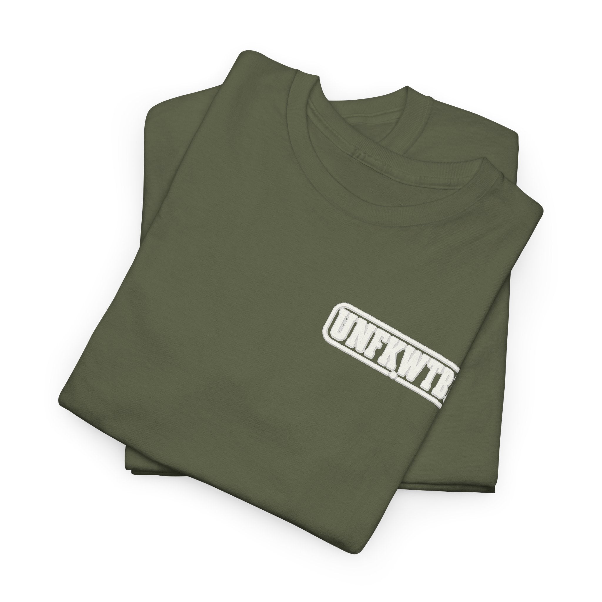 UNFKWTBL Eight Letters. Zero Apologies. Back-Print Tee