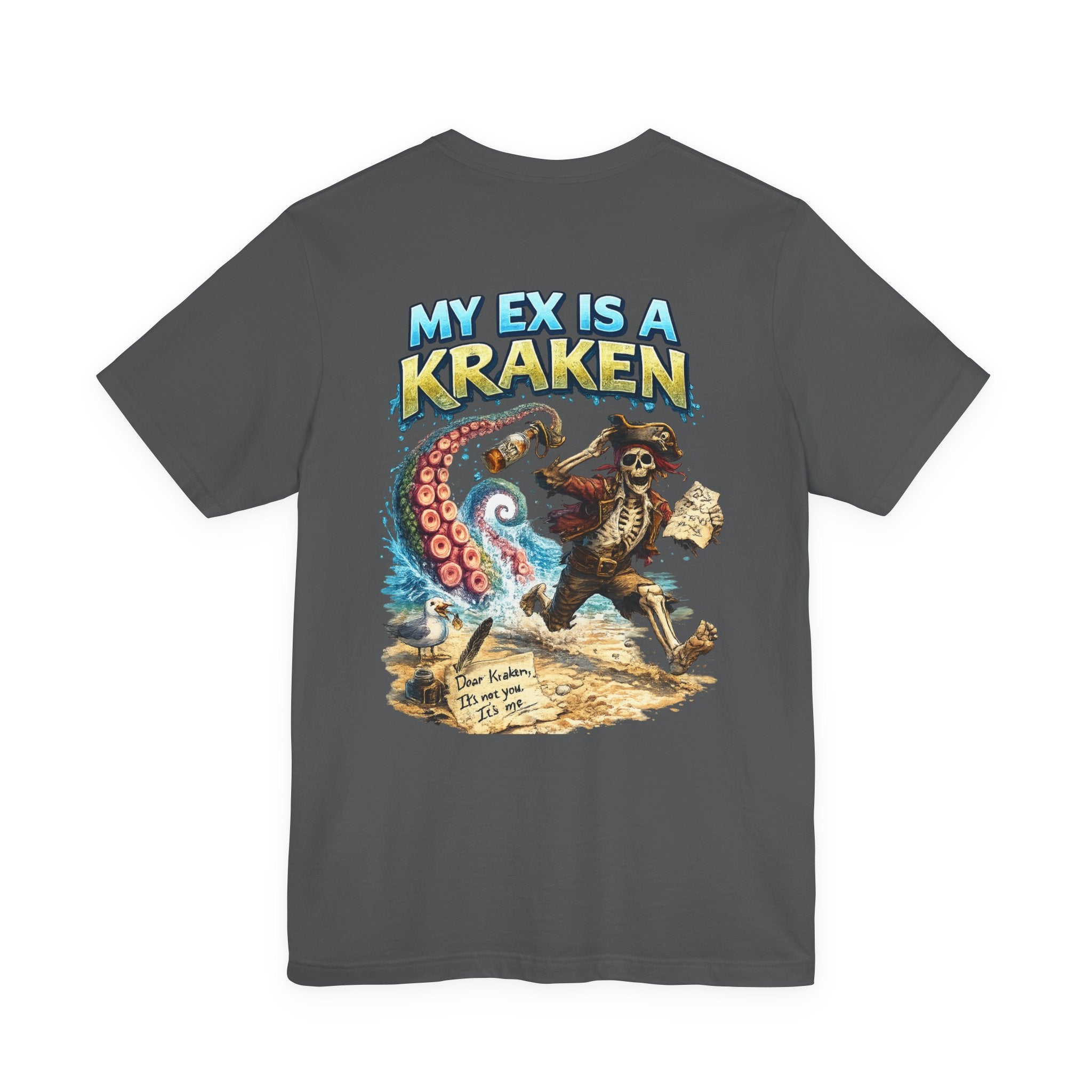 My Ex Is A Kraken Pirate T-Shirt — Funny Nautical Graphic Tee