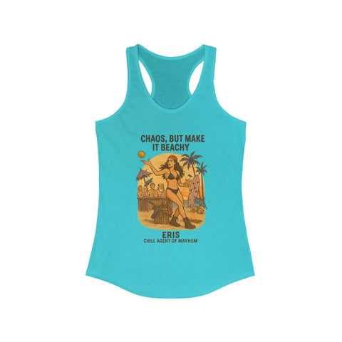 Eris Beachy Vibe Racerback Tank - Chaos, But Make It Beachy