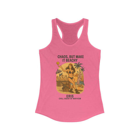 Eris Beachy Vibe Racerback Tank - Chaos, But Make It Beachy