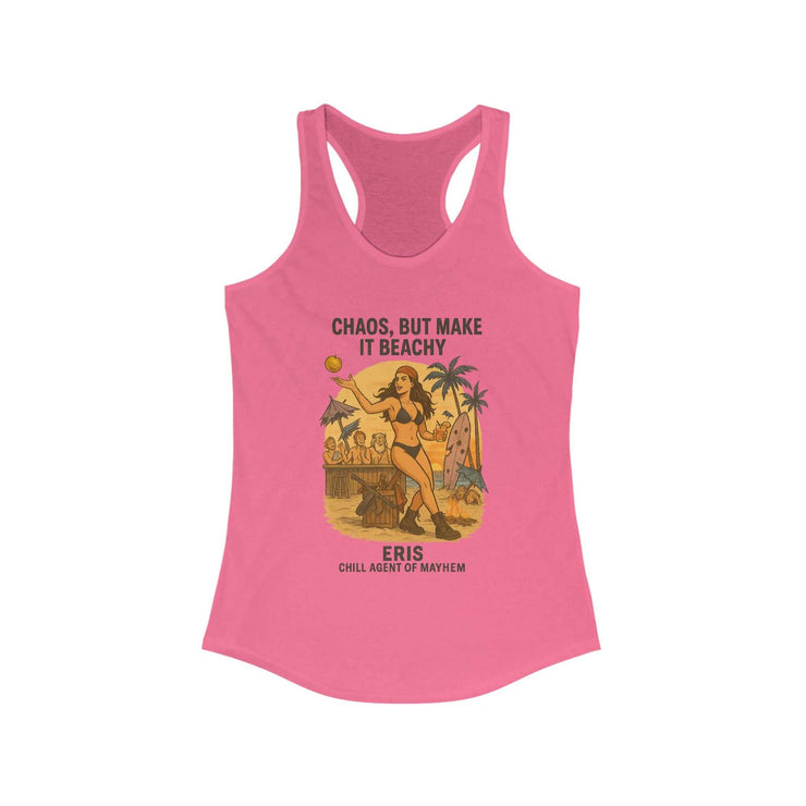 Eris Beachy Vibe Racerback Tank - Chaos, But Make It Beachy