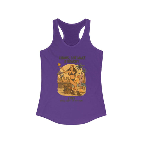 Eris Beachy Vibe Racerback Tank - Chaos, But Make It Beachy