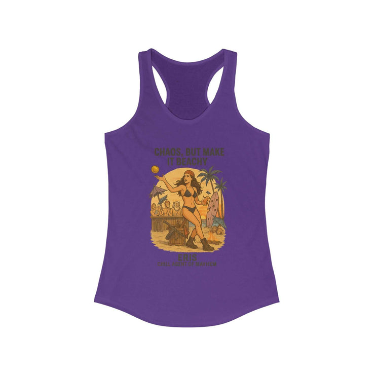 Eris Beachy Vibe Racerback Tank - Chaos, But Make It Beachy