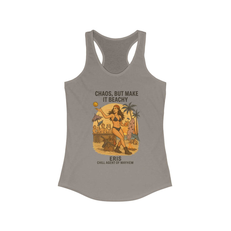 Eris Beachy Vibe Racerback Tank - Chaos, But Make It Beachy