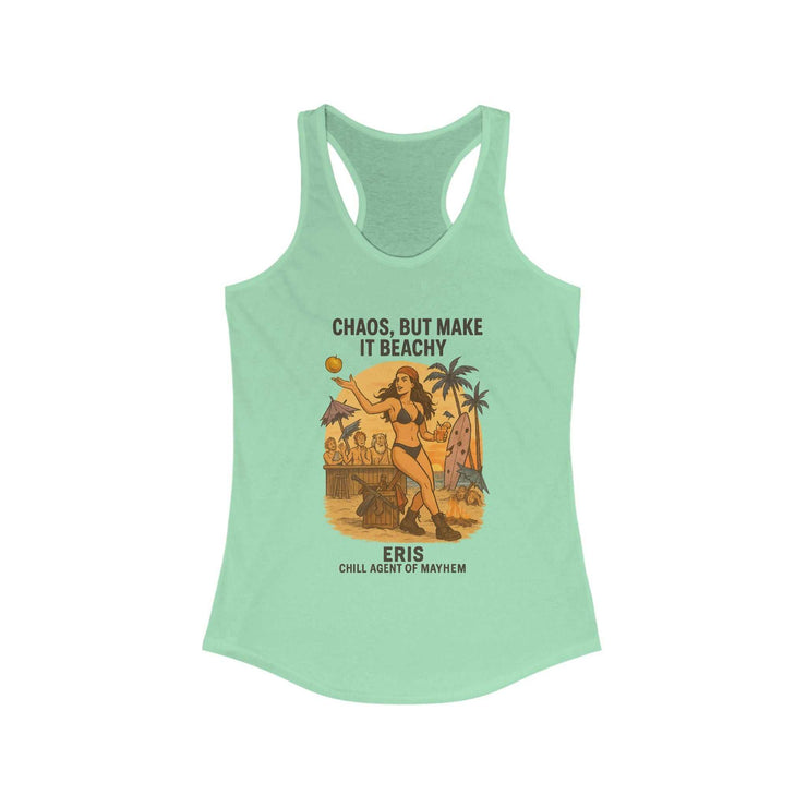 Eris Beachy Vibe Racerback Tank - Chaos, But Make It Beachy