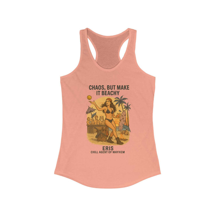 Eris Beachy Vibe Racerback Tank - Chaos, But Make It Beachy