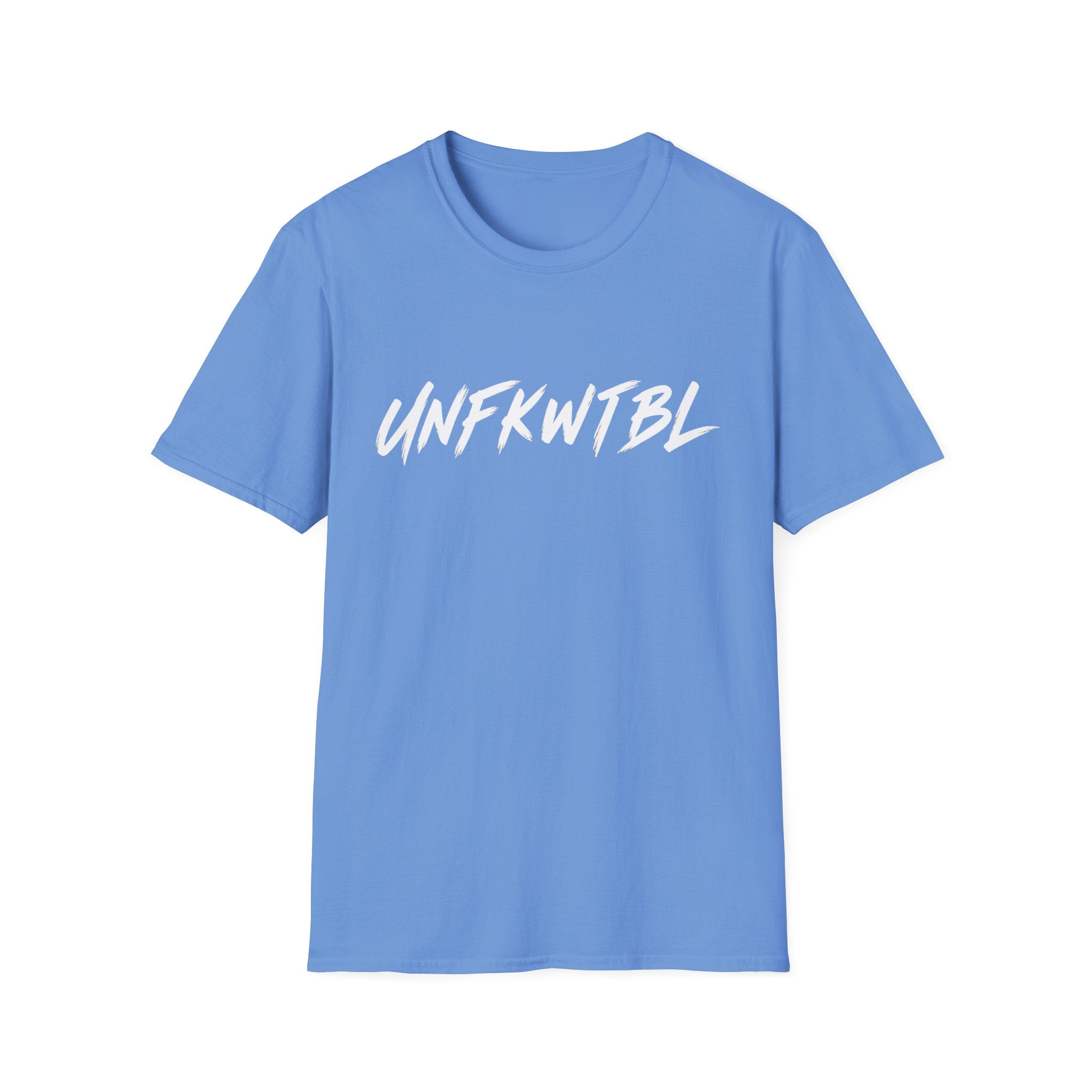 Unfkwtbl Graphic T‑Shirt — Bold White Script Tee