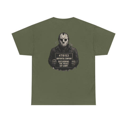Tee with Jason Police Mugshot Design