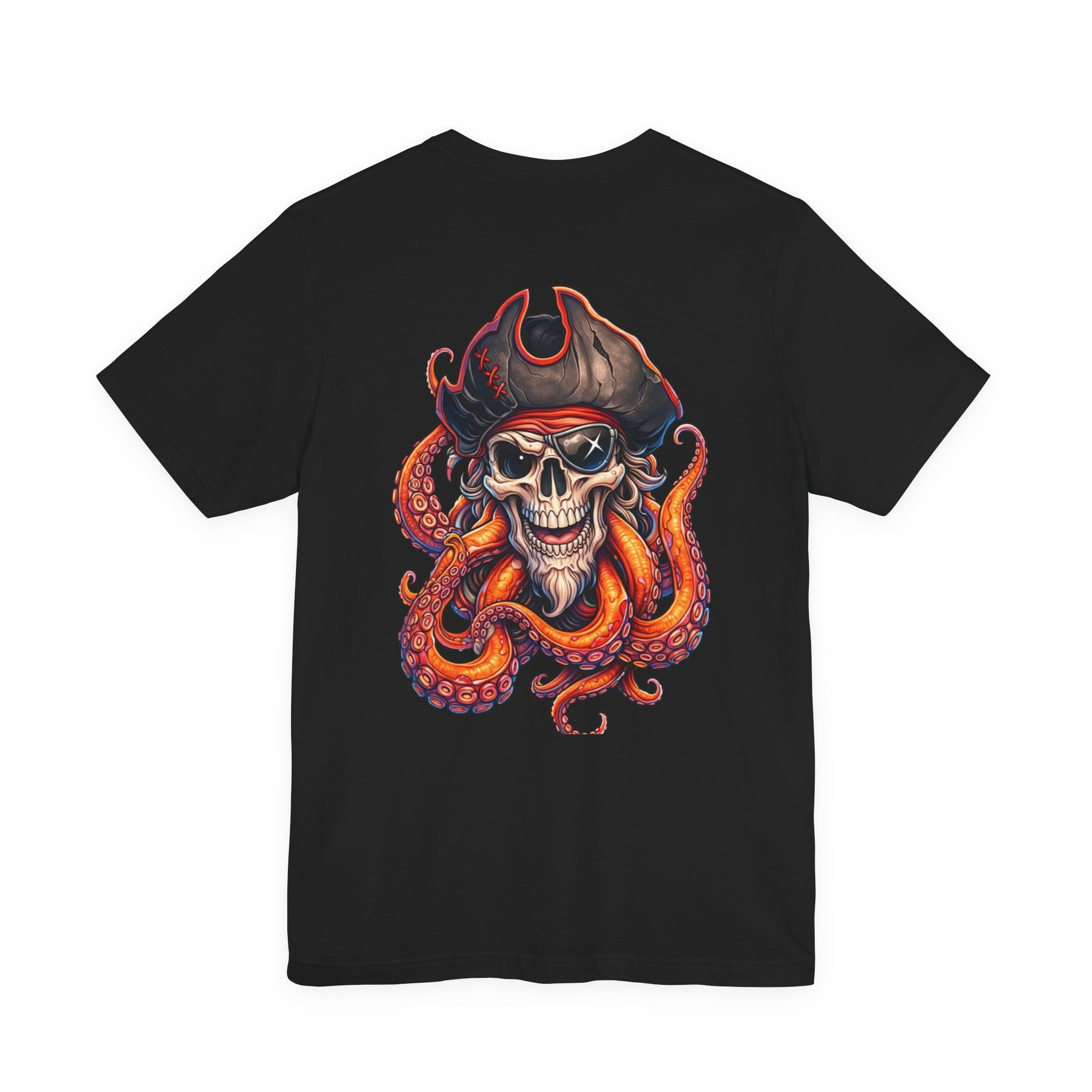 Pirate Skull & Octopus T-Shirt — Nautical Skull Pirate Tee