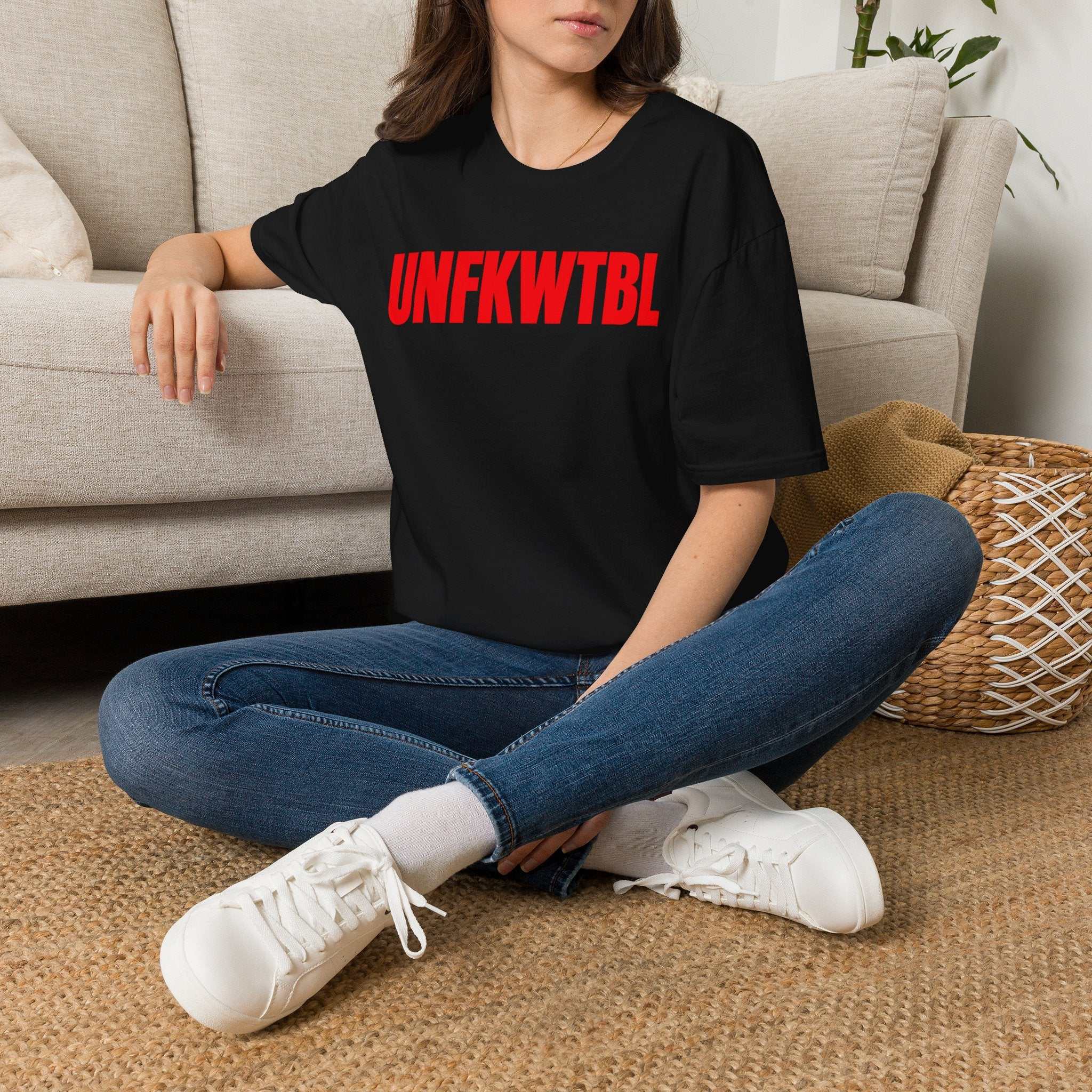 UNFKWTBL Graphic T-Shirt — Bold Red Statement Tee