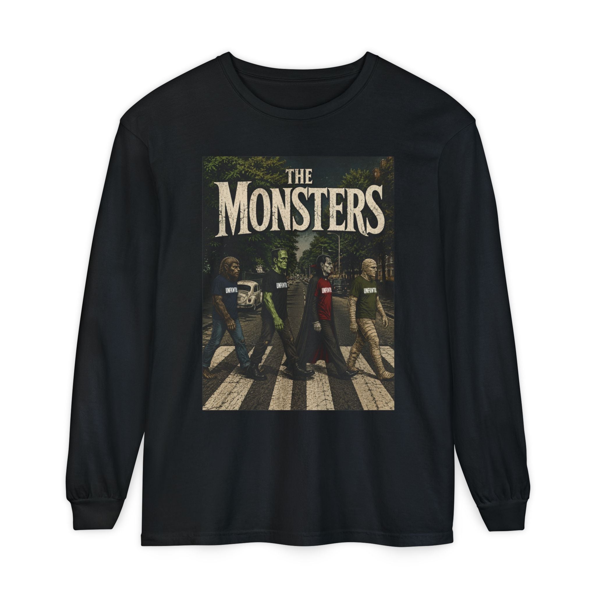 The Monsters Abbey Road Long Sleeve Tee