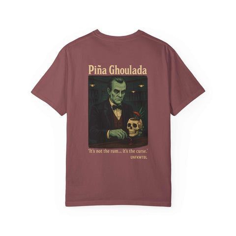 Ghoulada Vintage-Inspired Graphic T-Shirt: Unisex, Casual Wear, Perfect for Halloween, Beach Parties, and Everyday Style, Retro Art