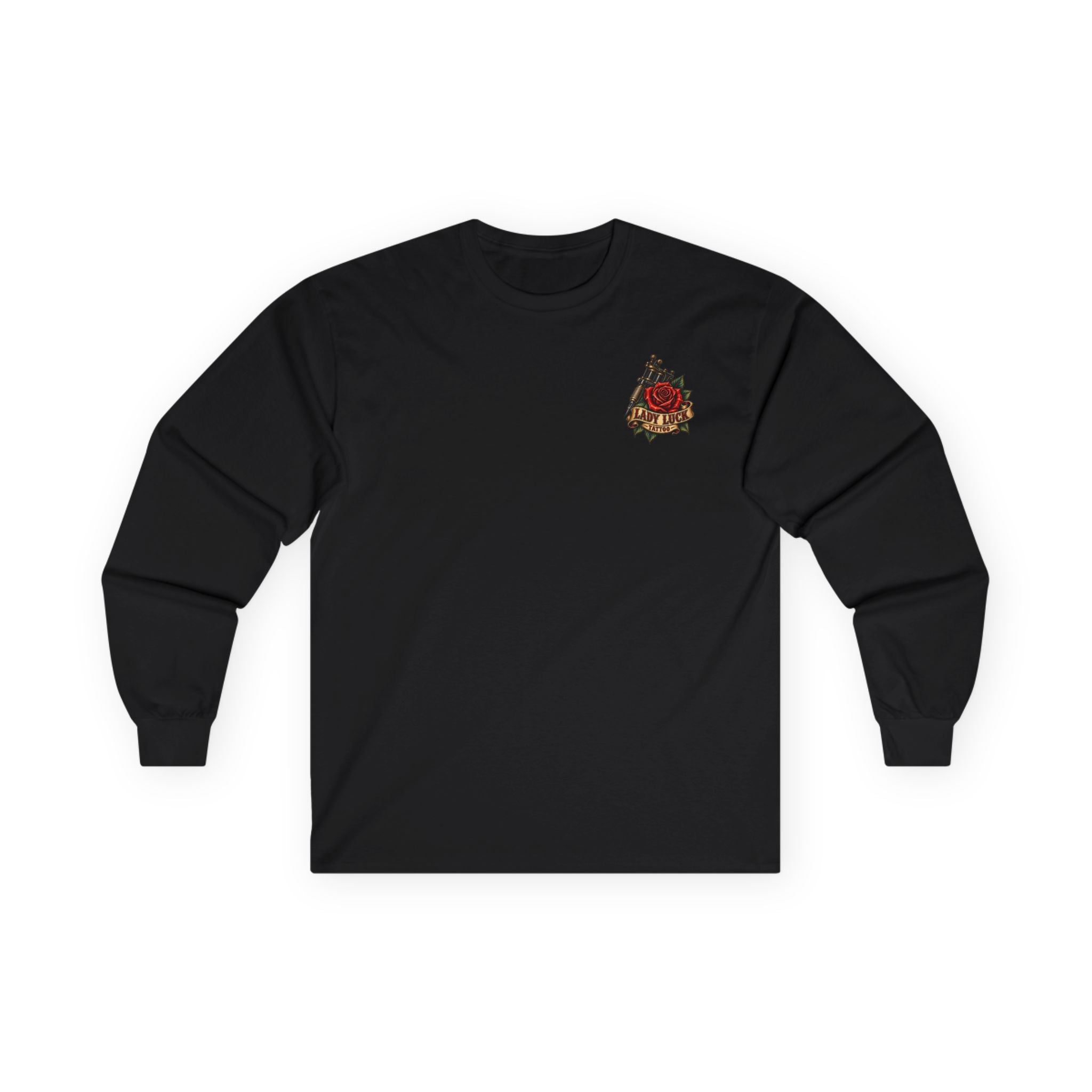 Lady Luck Tattoo Rebel Pinup Long-Sleeve Tee