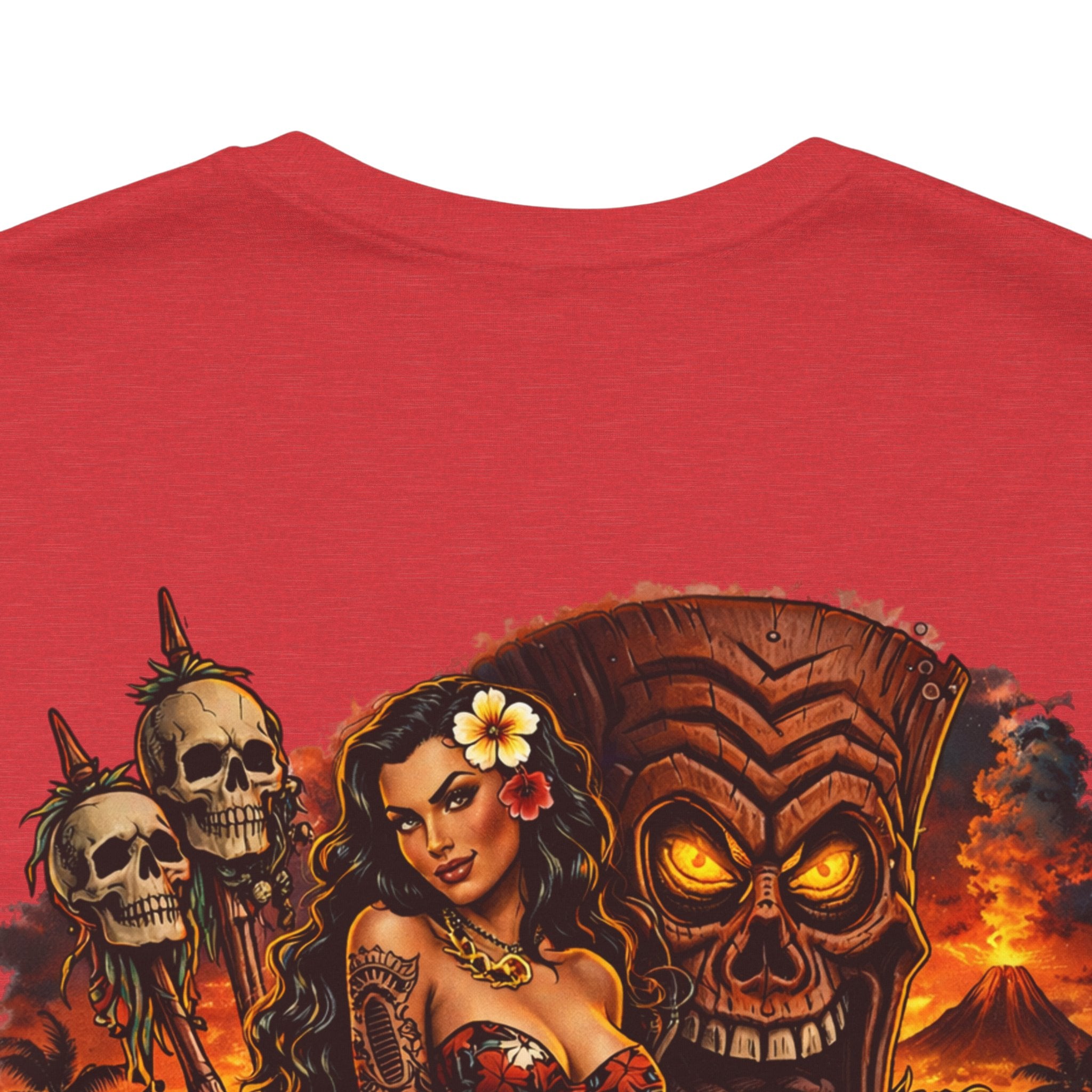 Tiki Horror Tee - "What Happens Here... Owns You" Graphic T-Shirt
