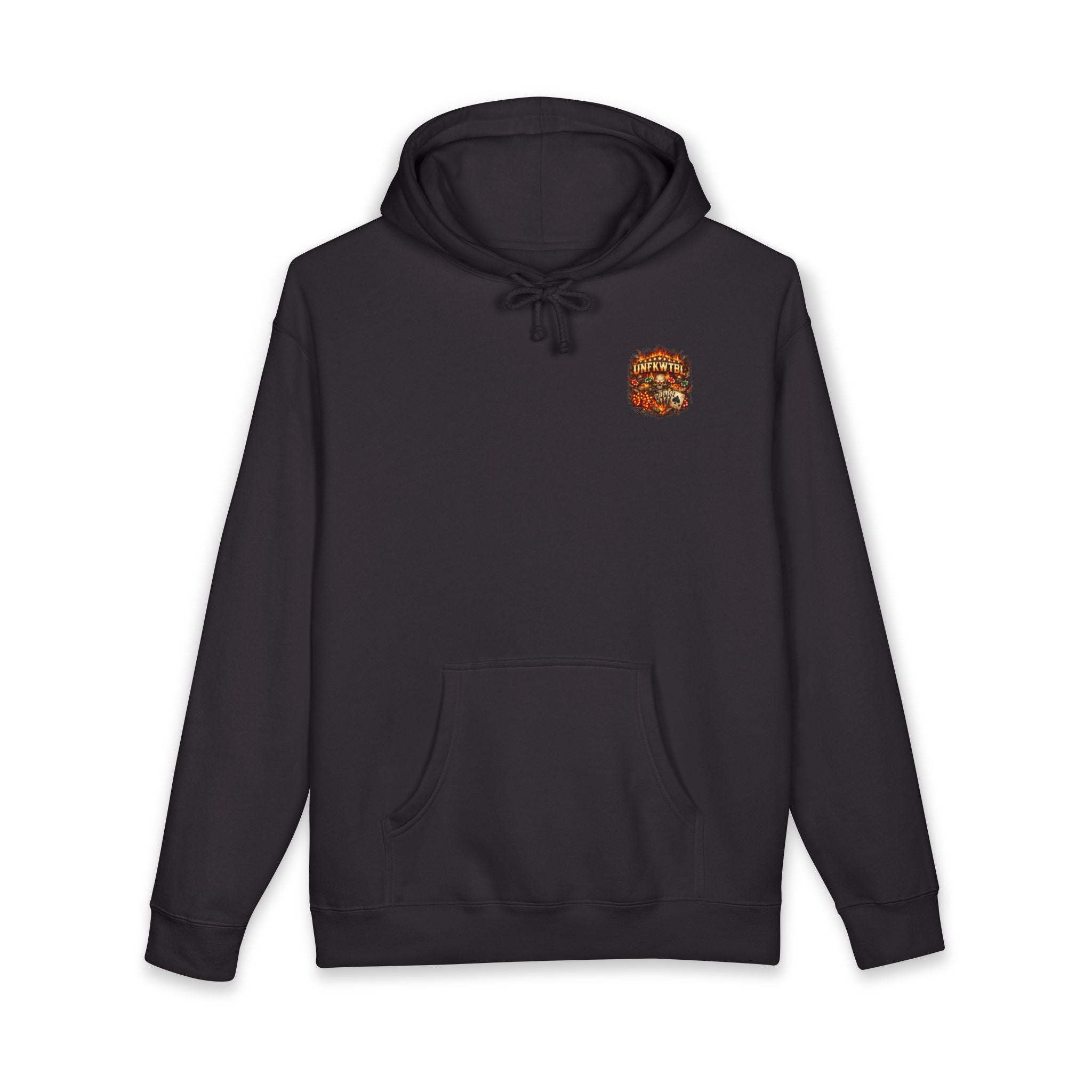 Hoodie — "Double or Nothing" Skull Poker Graphic Hoodie