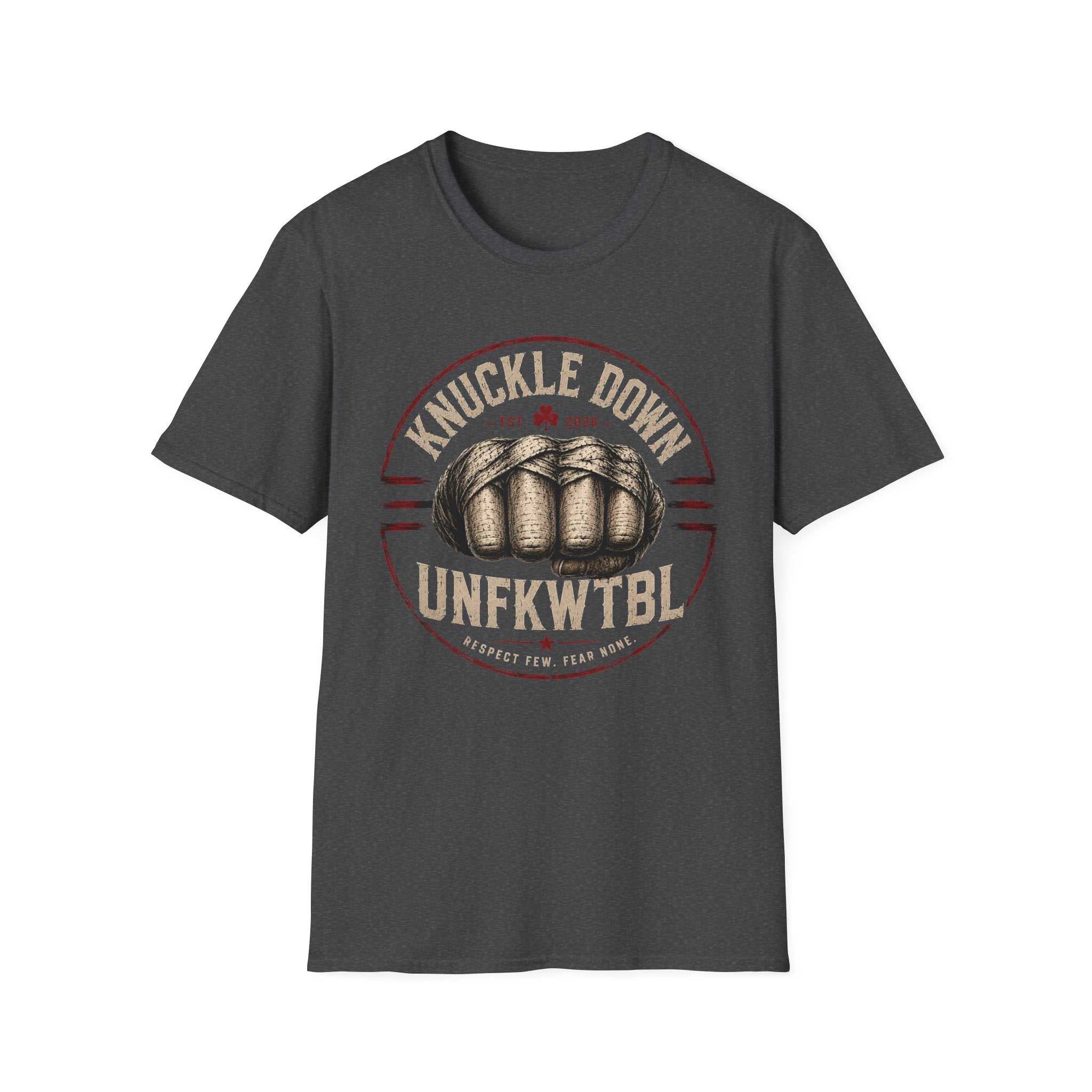 Knuckle Down Vintage Boxing T‑Shirt — Retro Fist Graphic Tee