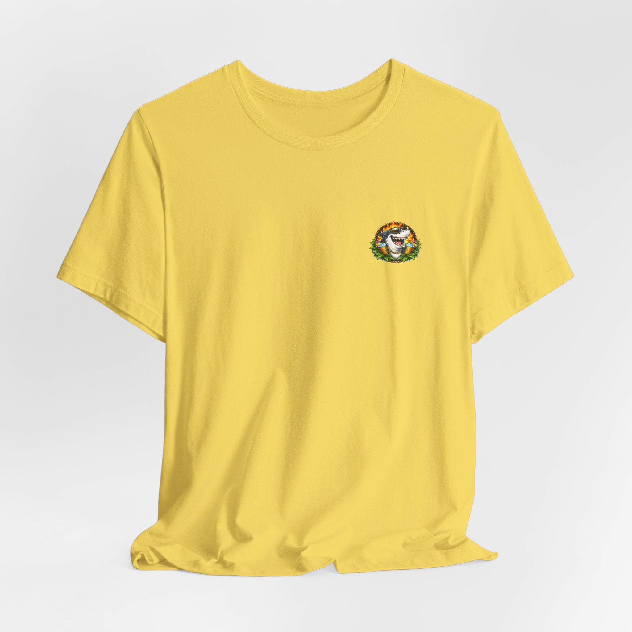 Dockside Delinquents Tee - Funny Shark & Pelican Graphic T-Shirt