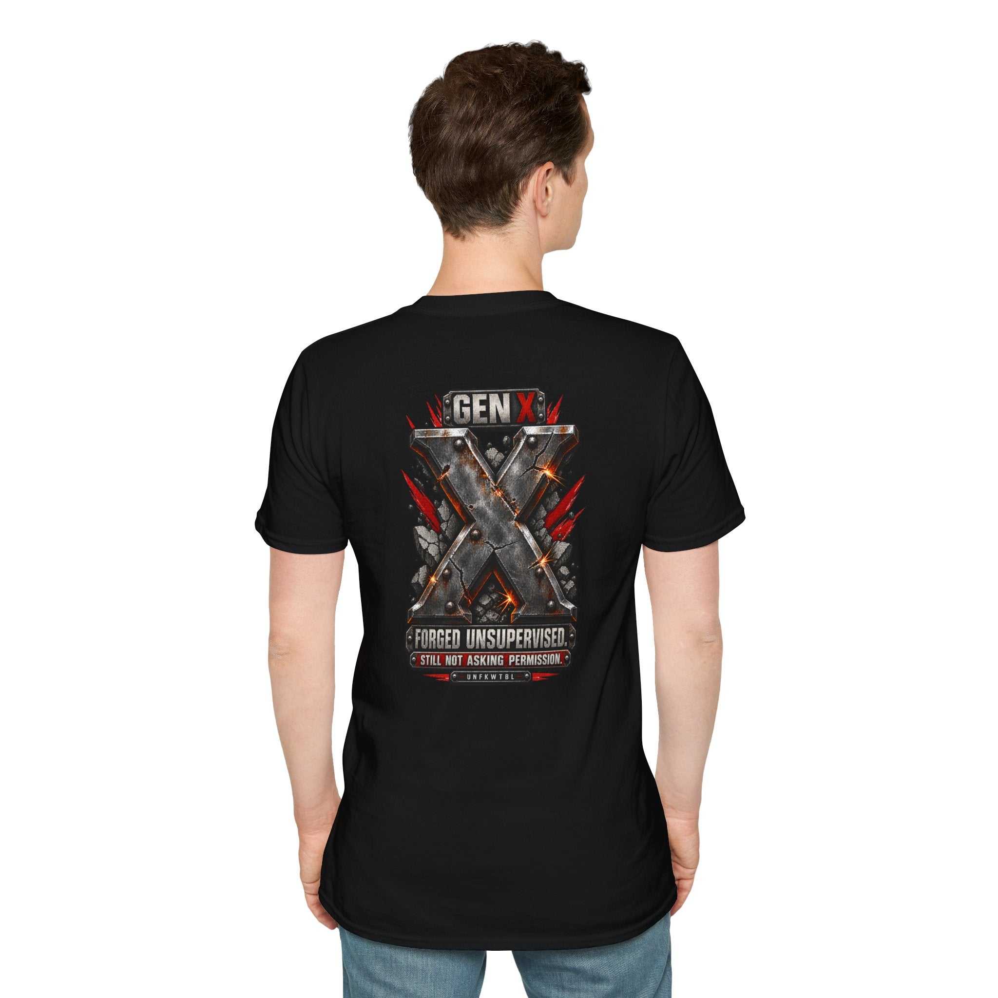 Forged Unsupervised Gen X Tee