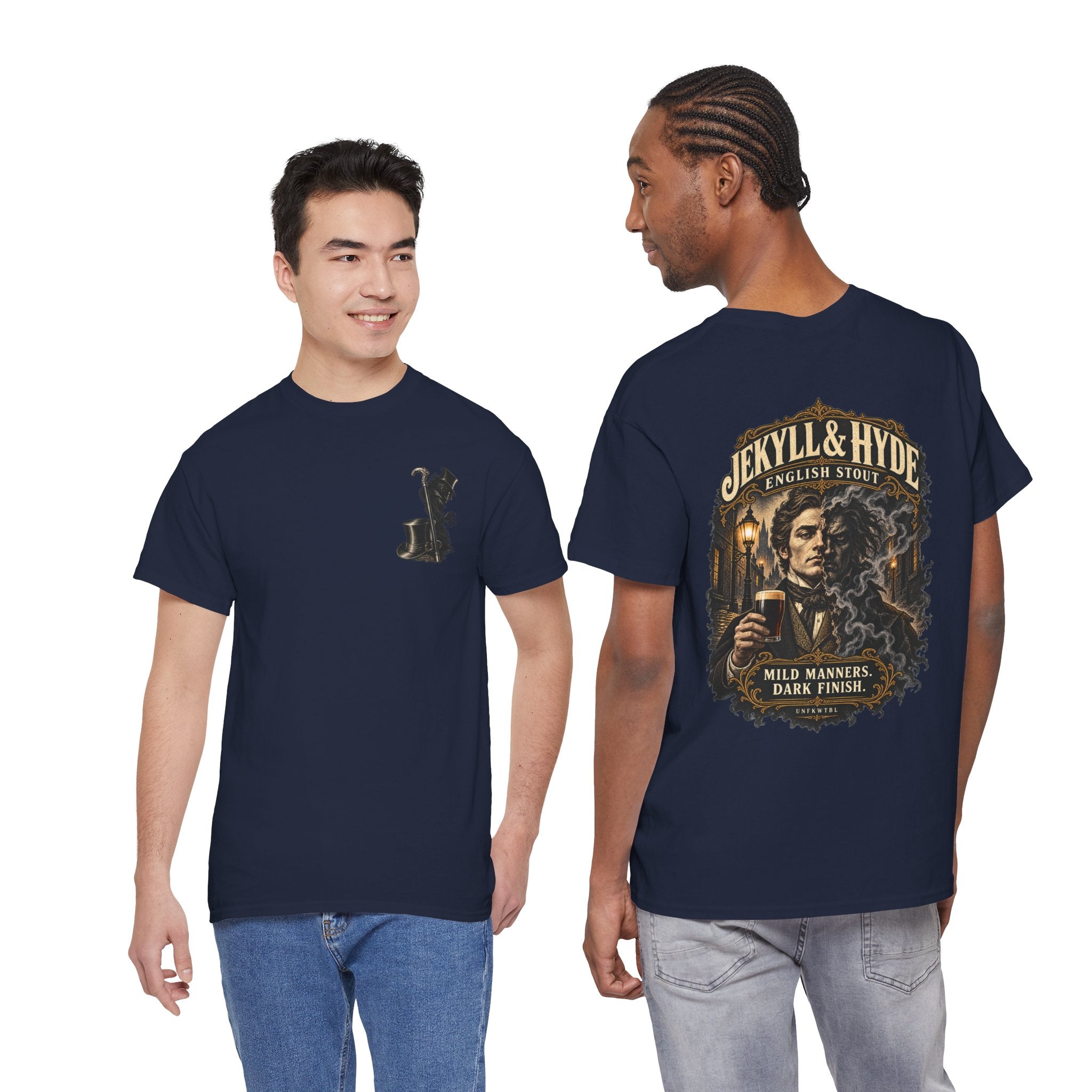 Jekyll & Hyde English Stout T-Shirt – Mild Manners, Dark Finish