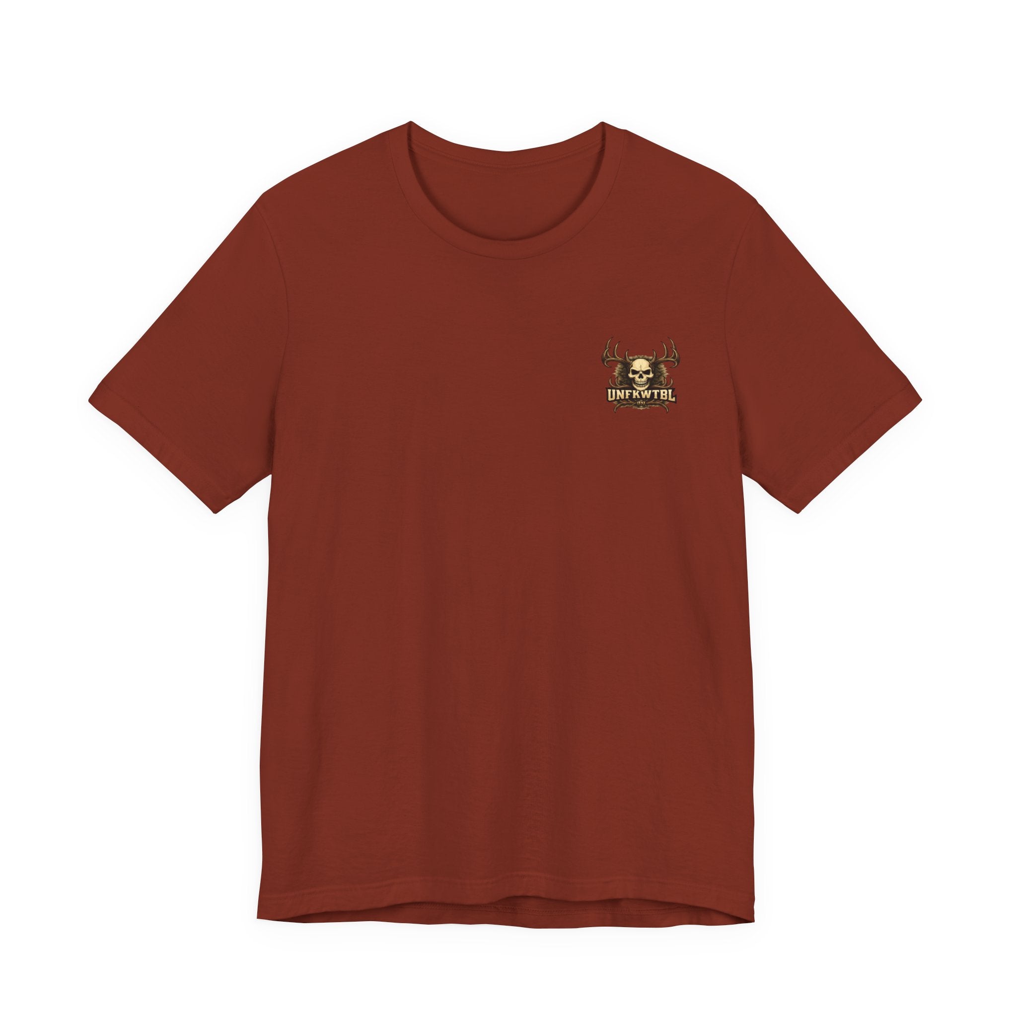 Zero Bucks Given Skull Deer Graphic Tee