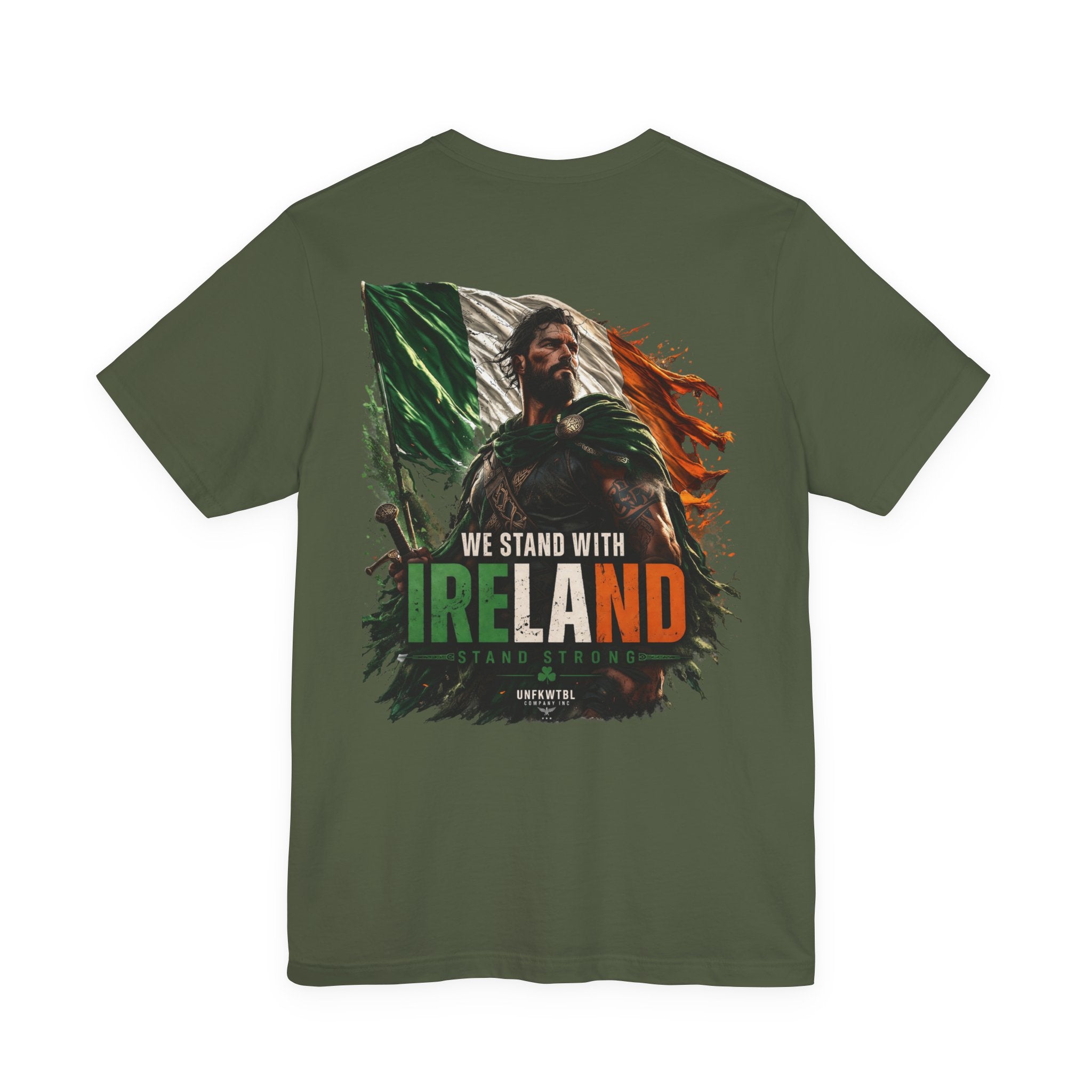 We Stand With Ireland T-Shirt — Irish Flag Graphic Tee