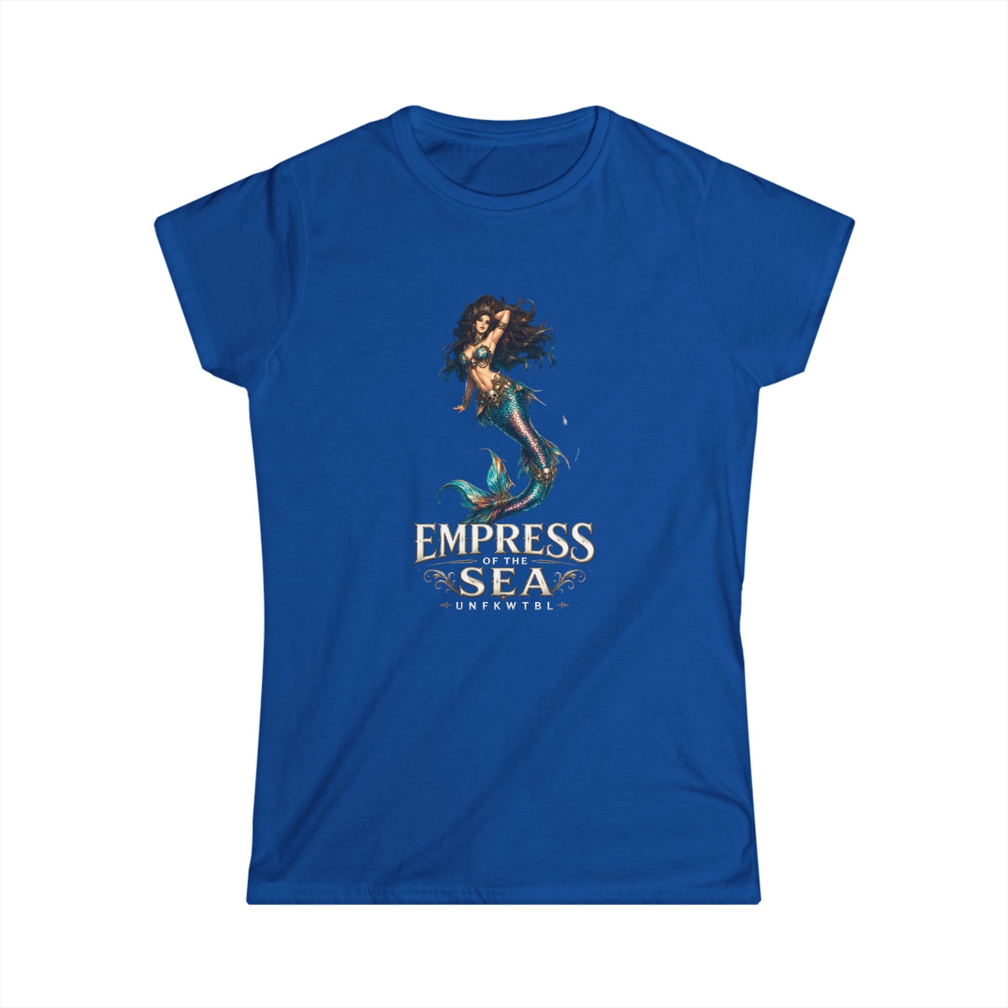 Empress Of The Sea Women’s Black Softstyle Tee — Classic Everyday Crewneck