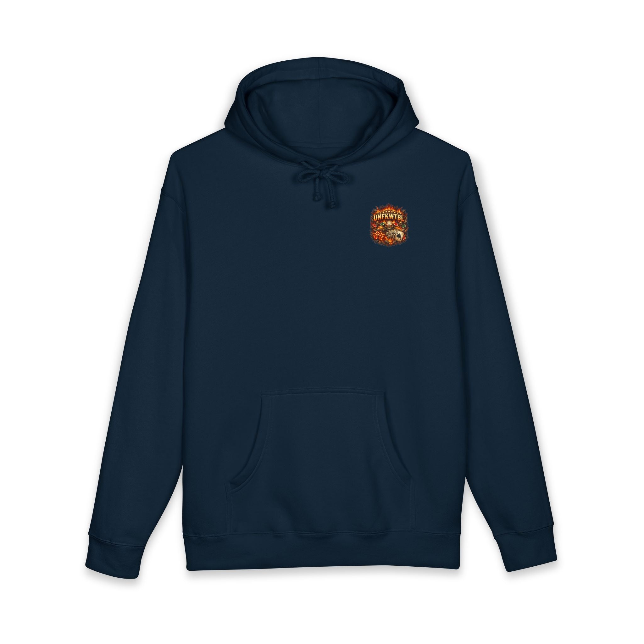 Hoodie — "Double or Nothing" Skull Poker Graphic Hoodie