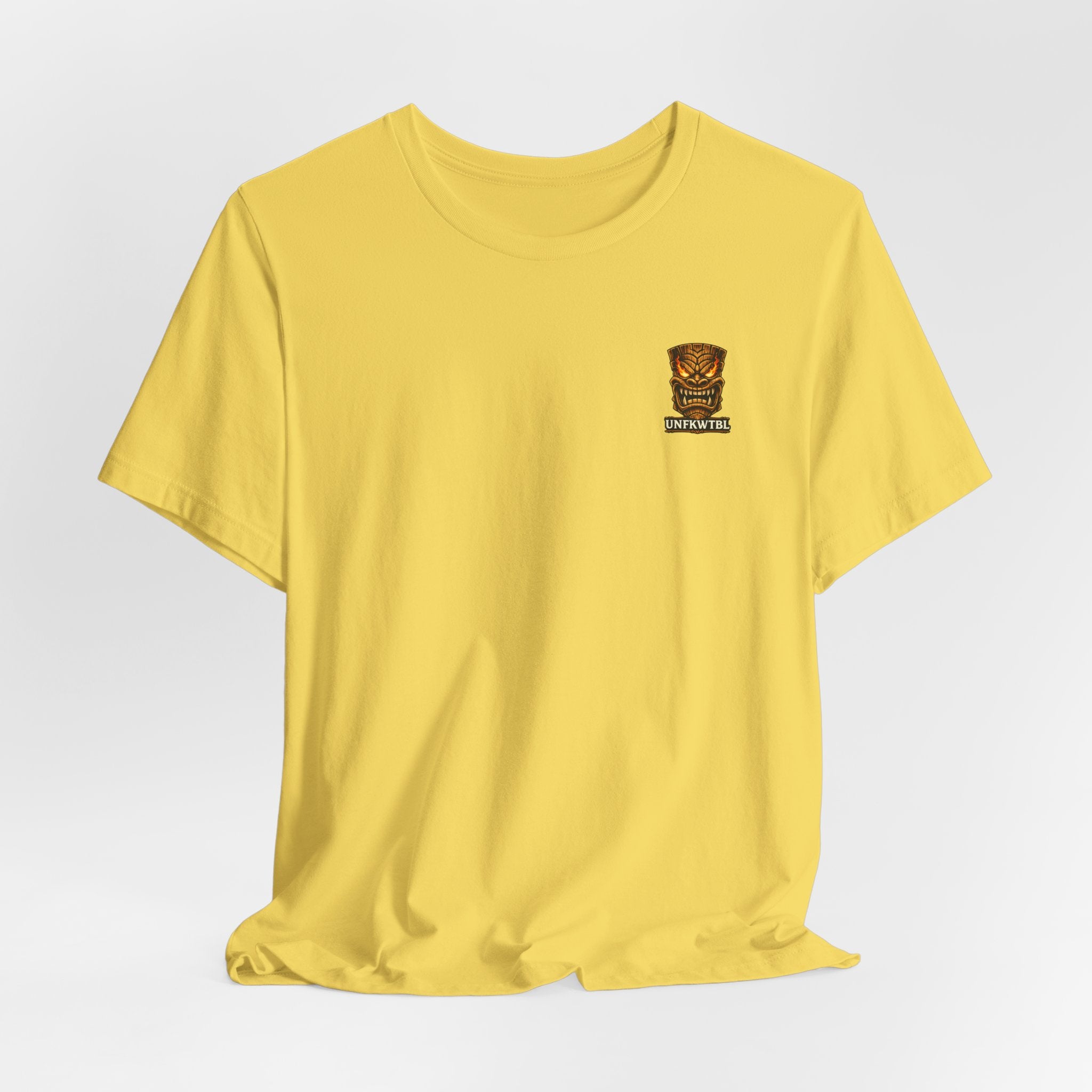 Paradise Has a Price T‑Shirt — Tropical Pinup Sunset Graphic Tee