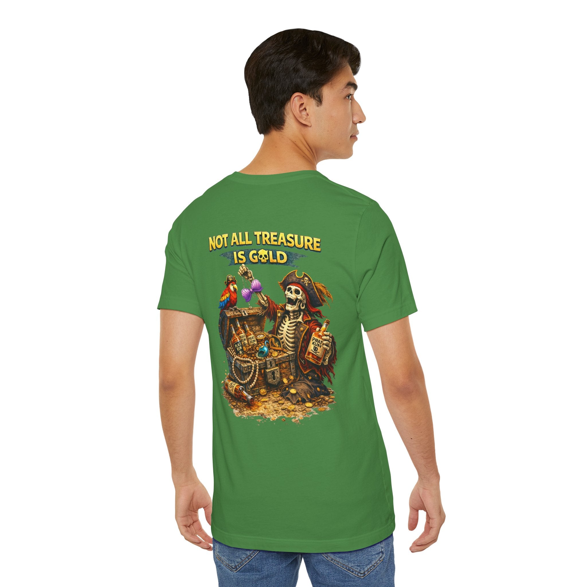 Pirate Skeleton "Not All Treasure Is Gold" T-Shirt