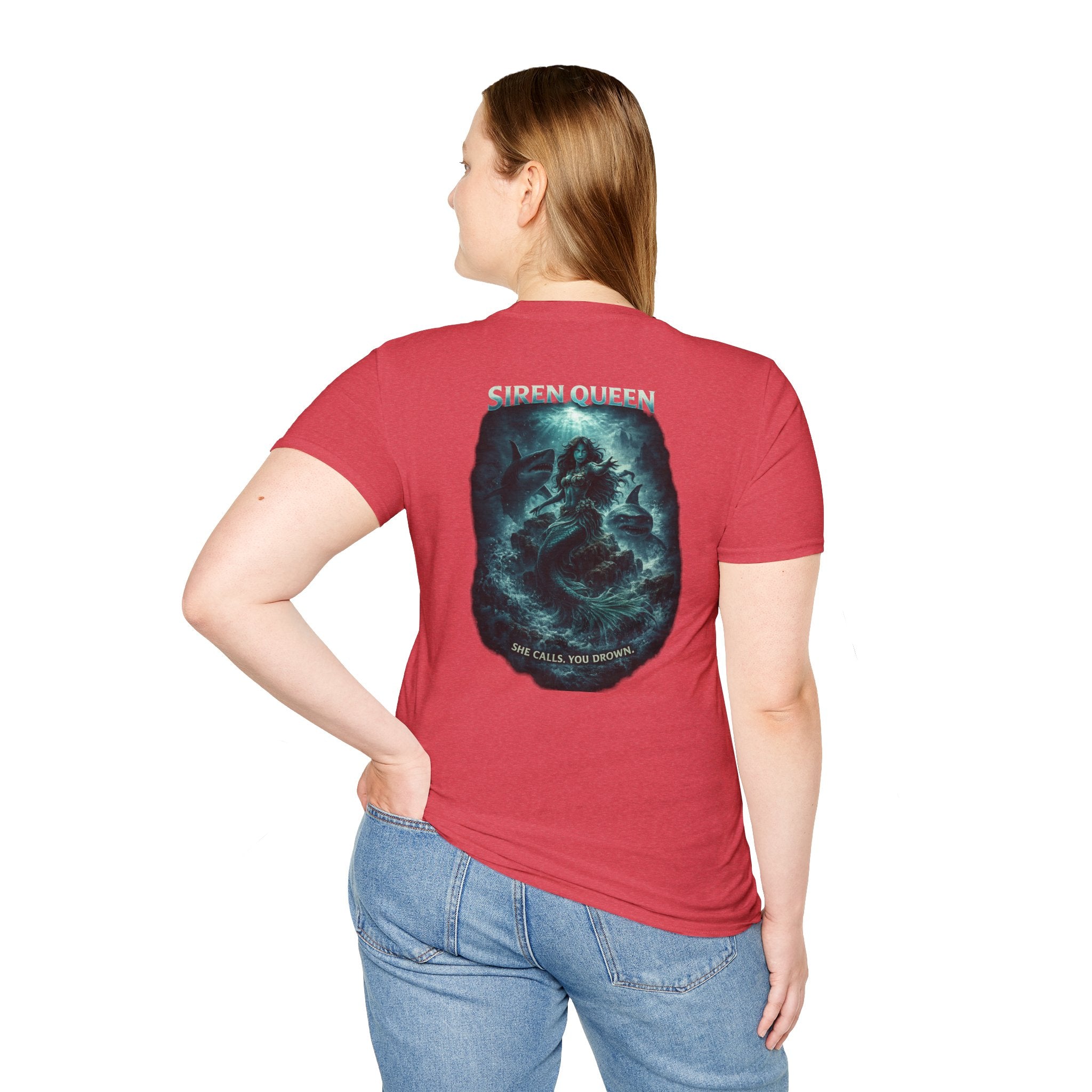 Siren Queen T-Shirt — Oceanic Mermaid Graphic Tee (She Calls You Destiny)