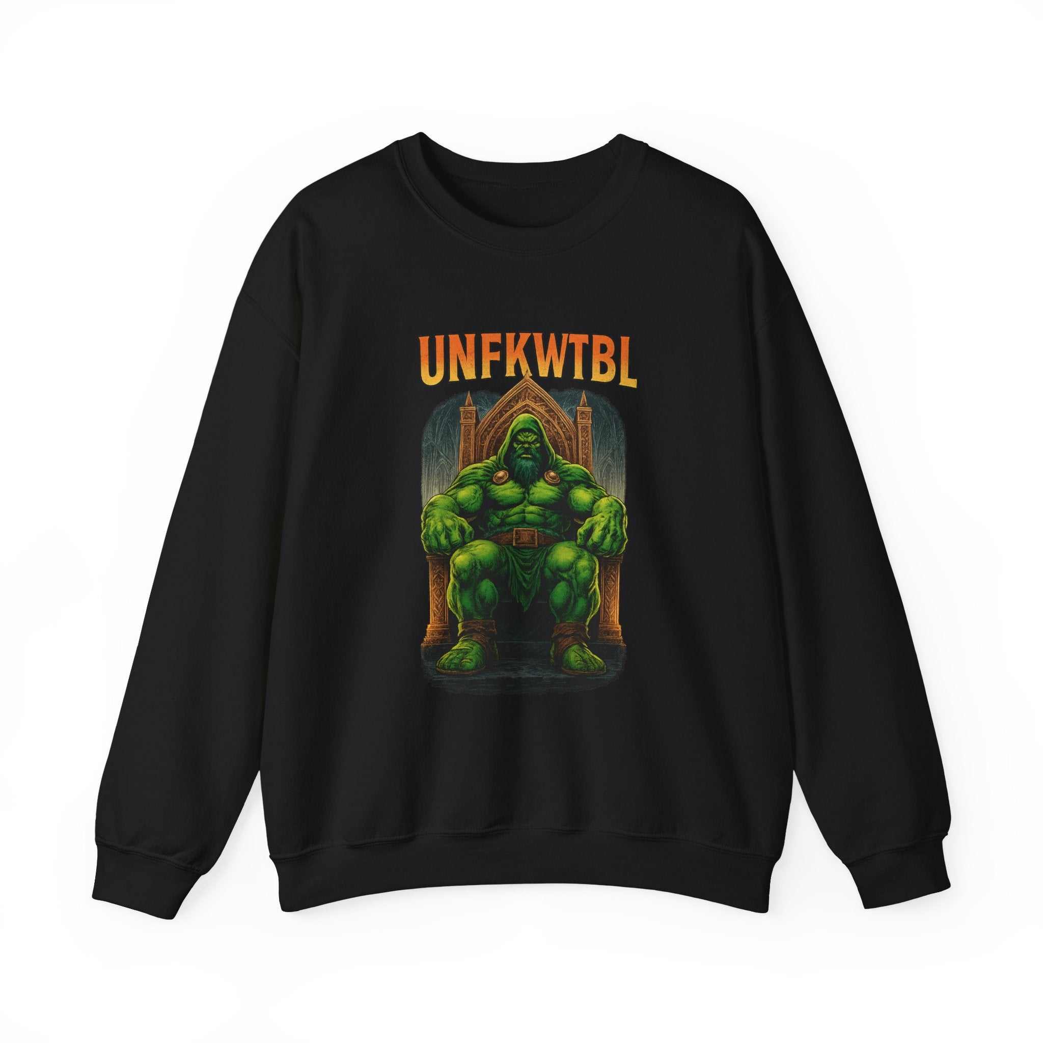 Unisex Norse Beast Heavy Blend Sweatshirt with mythical design and cozy fabric blend