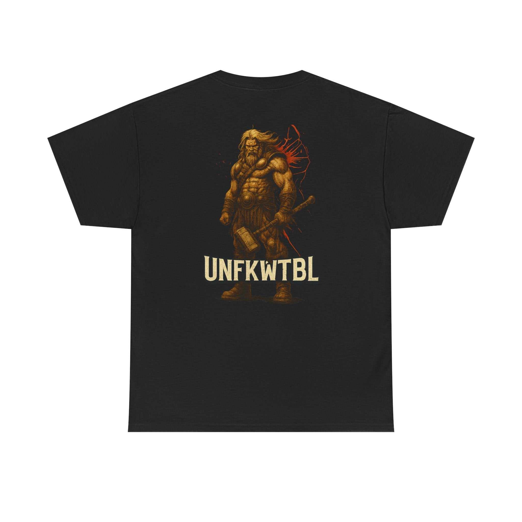 Viking God Tee with classic fit and detailed Norse mythology design on sustainable cotton fabric