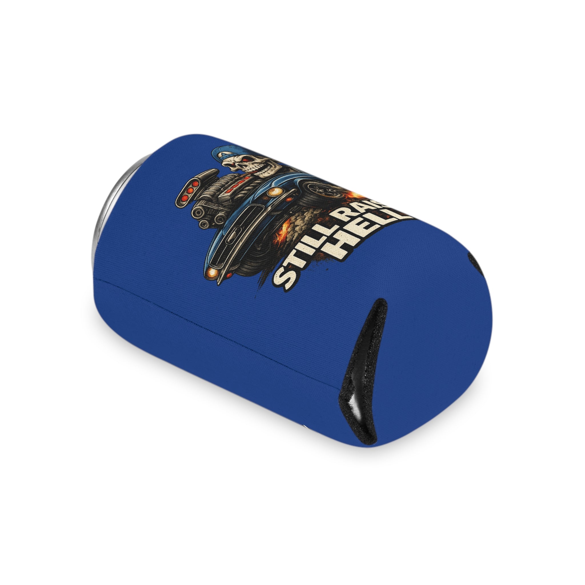 Can Cooler — "Stay Cold. Remain Unfkwtbl." Skull Muscle Car Design