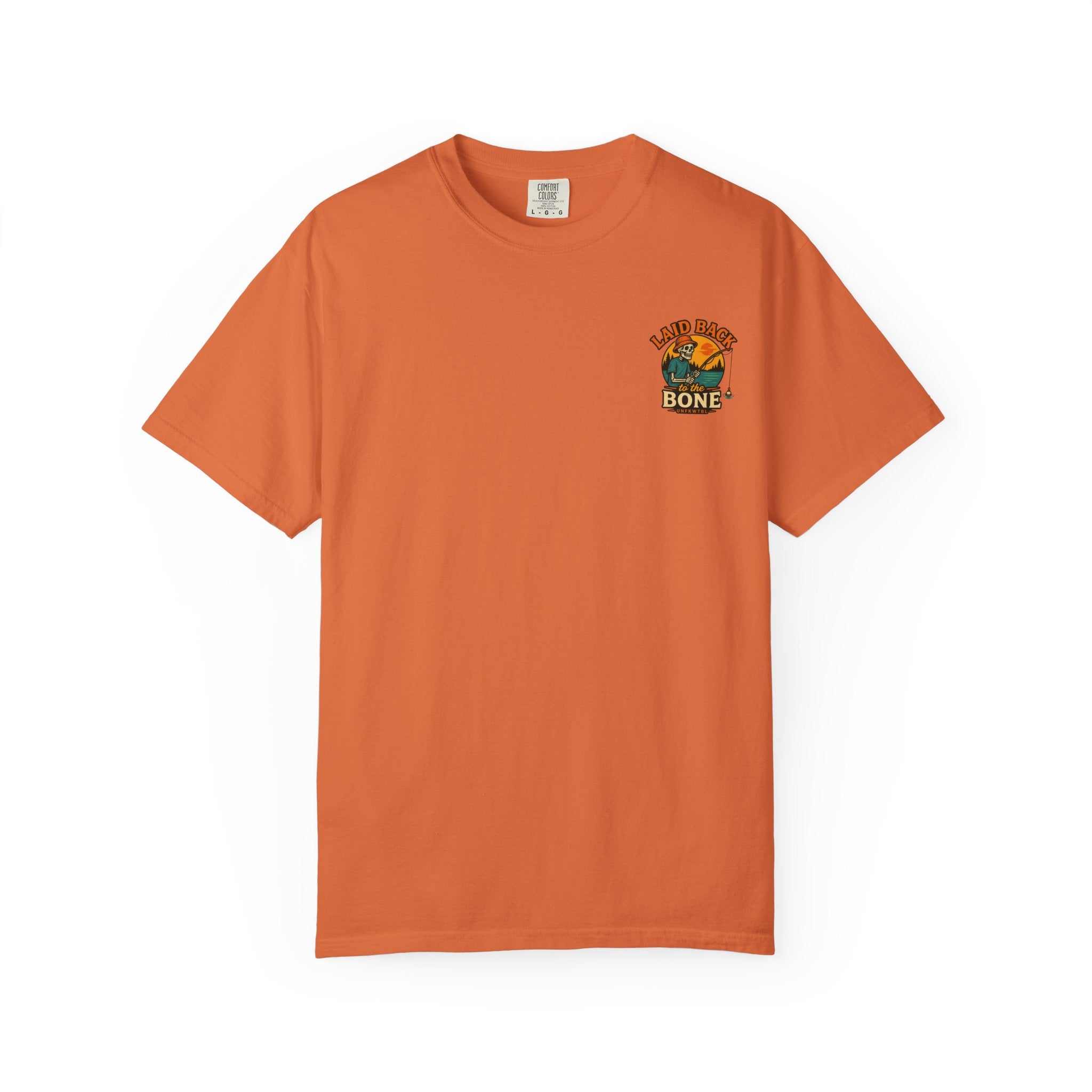 T-Shirt — "Gone Fishing" Retro Skeleton Fishing Graphic Tee