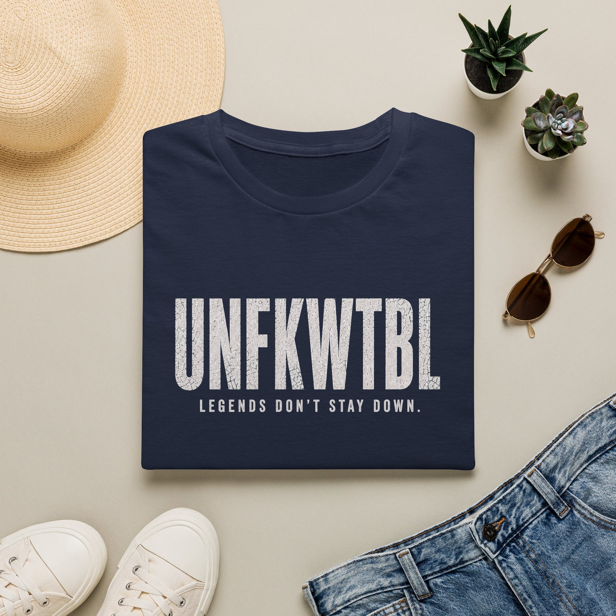 UNFKWTBL 'Legends Don't Stay Down' Graphic T-Shirt