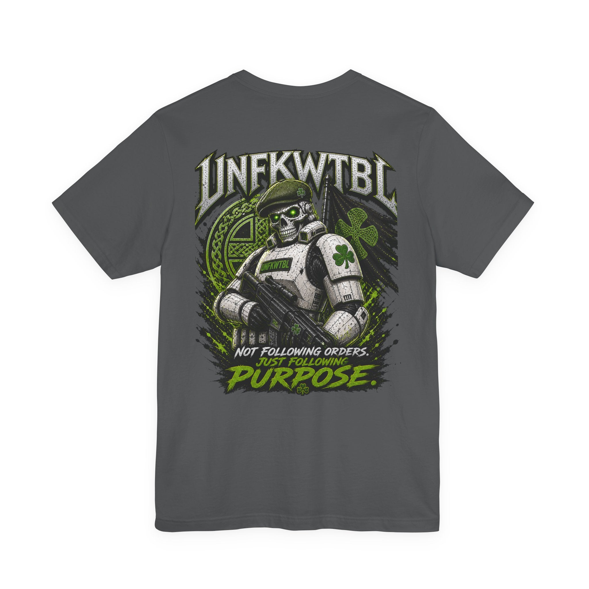 Unfkwdbl Purpose Stormtrooper Graphic T-Shirt — "Not Following Orders, Just Following Purpose"