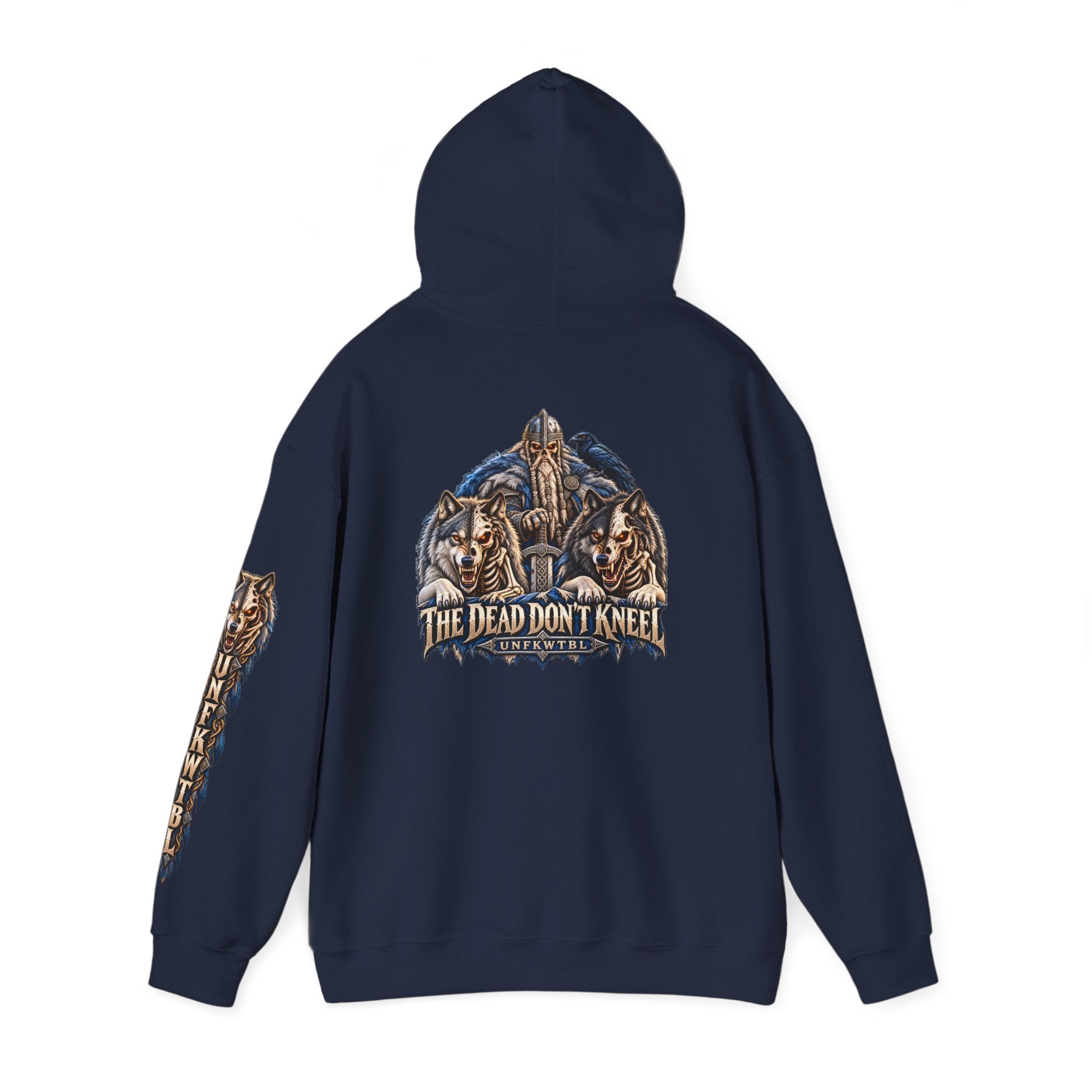 The Dead Don’t Kneel Wolf Hoodie | UNFKWTBL