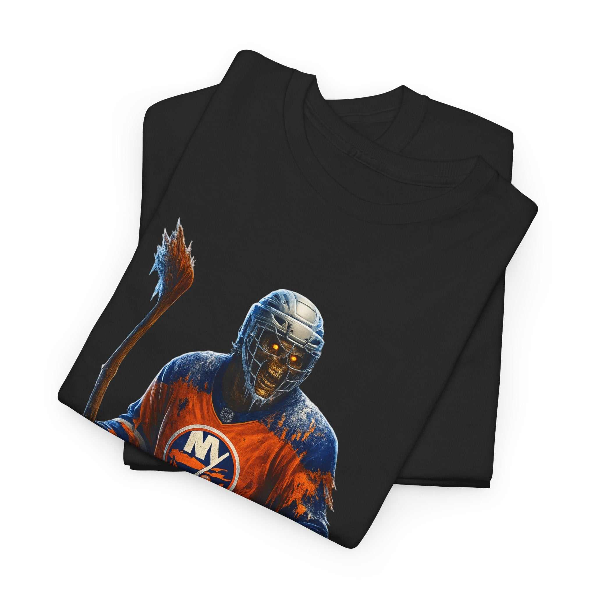 NY ISLANDERS from Hell T-Shirt with bold hockey design and classic fit