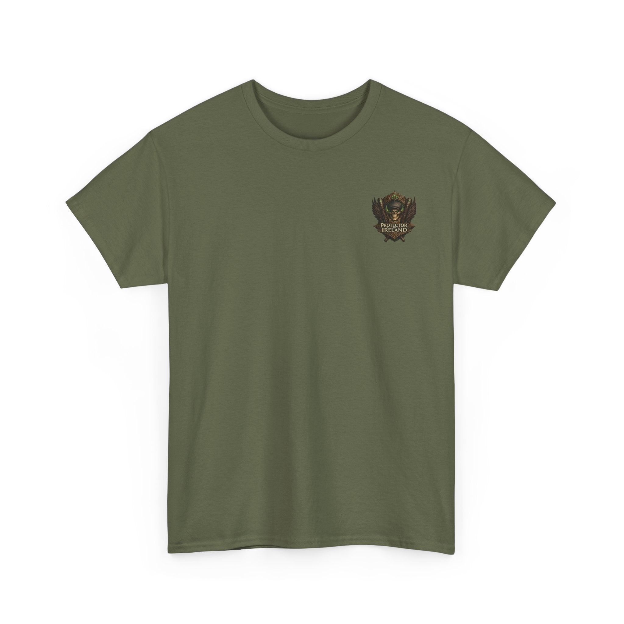 Skull Ranger T-Shirt — "He Walks Where Ireland Stands" Irish Celtic Graphic Tee