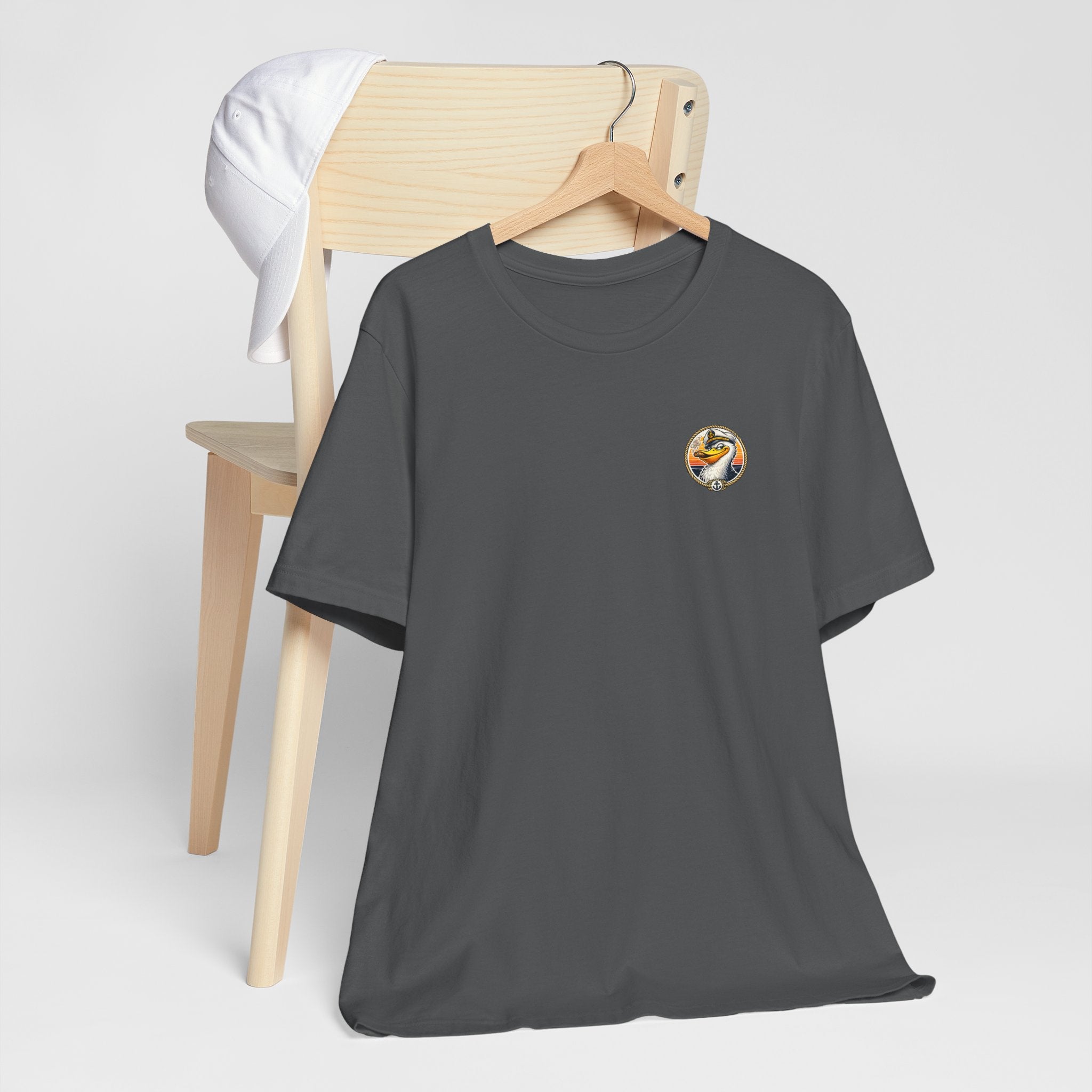Captain Chaos Tee — Retro Beach Club Duck Graphic T‑Shirt