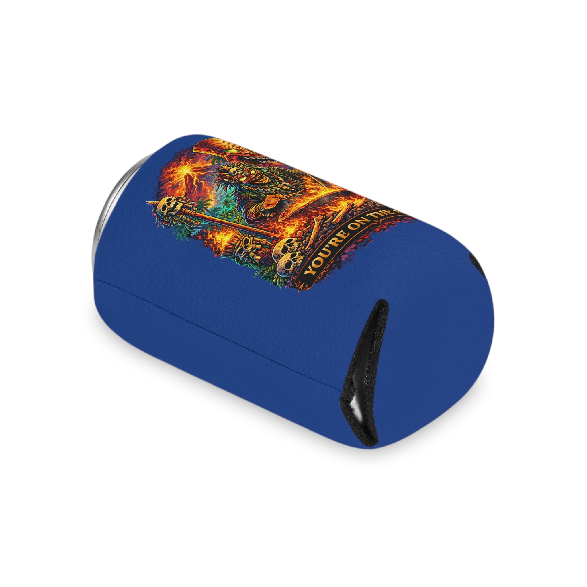Can Cooler - "Stay Cold" Skull Hand Beer Koozie (You’re On The Menu)