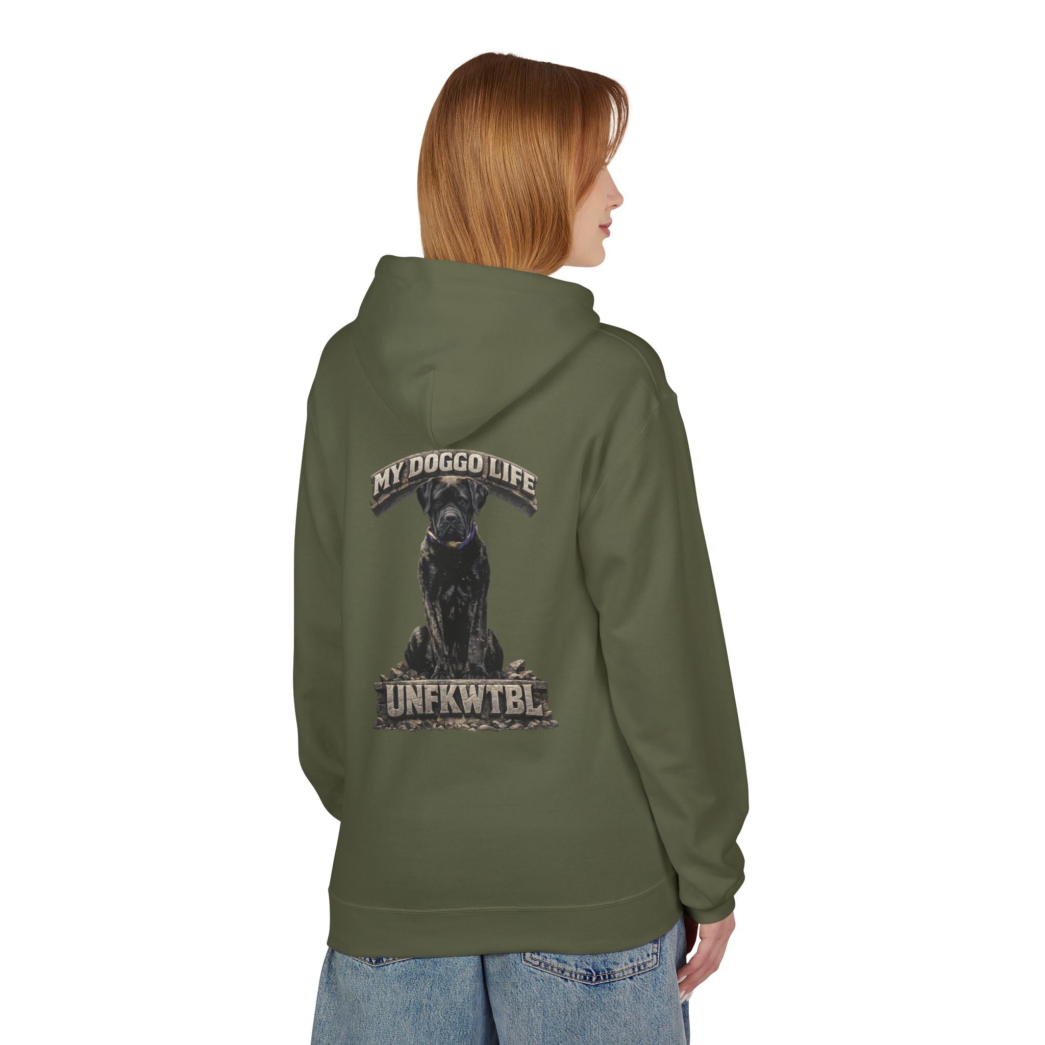 Pitbull 'My Doggo Life' Graphic Hoodie — Proud Dog Owner Sweatshirt