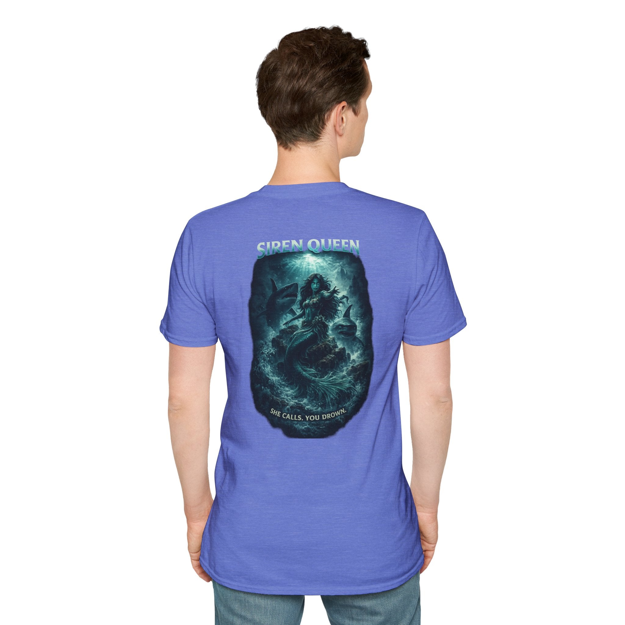 Siren Queen T-Shirt — Oceanic Mermaid Graphic Tee (She Calls You Destiny)